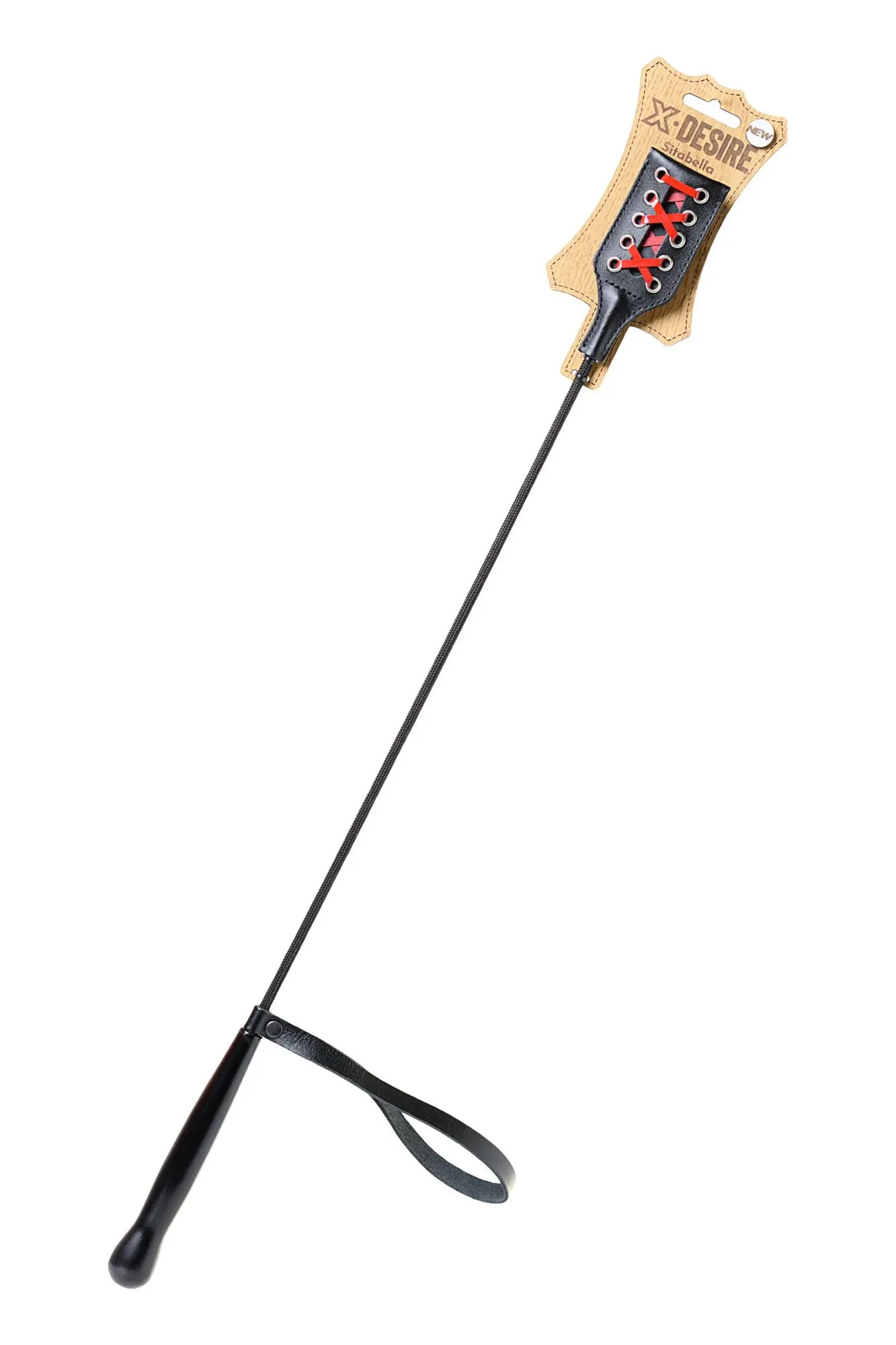 стек sitabella, кожа, чёрный, 65 см в Перми