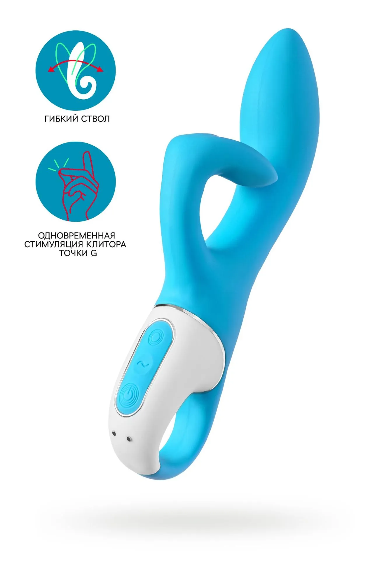 нереалистичный вибратор satisfyer embrace me, силикон, синий в Перми