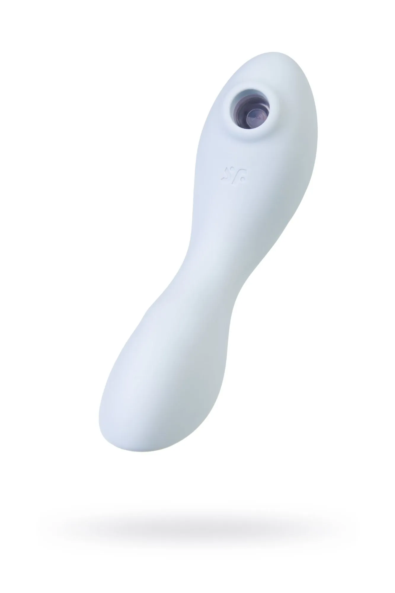 вакуумный стимулятор клитора satisfyer curvy trinity 5+, голубой в Перми