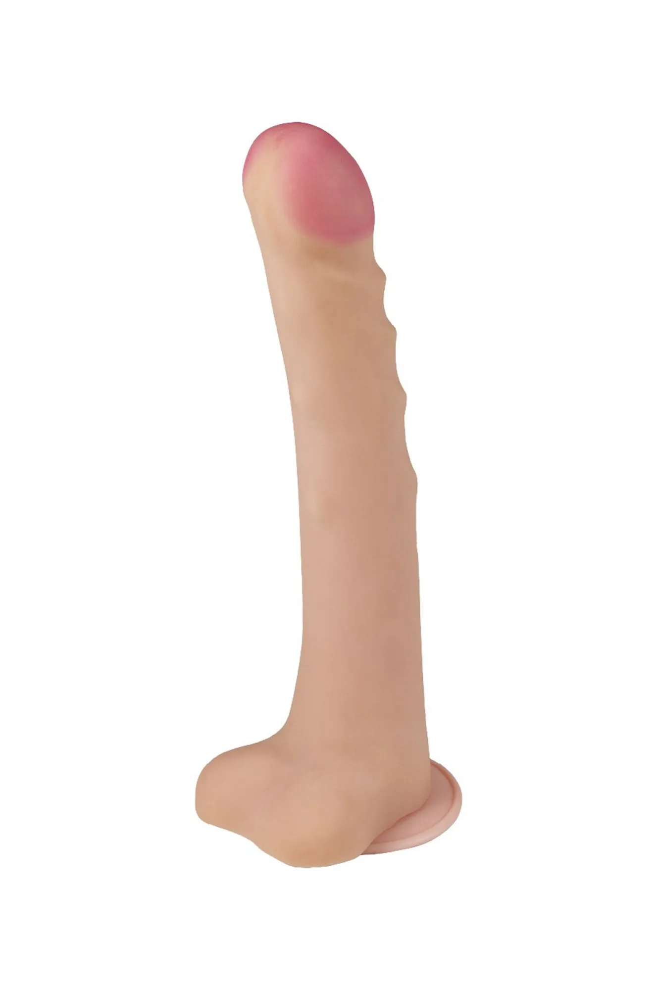 фаллоимитатор неоскин - супергигант с присоской lovetoy, tpr, телесный, 39 см в Перми