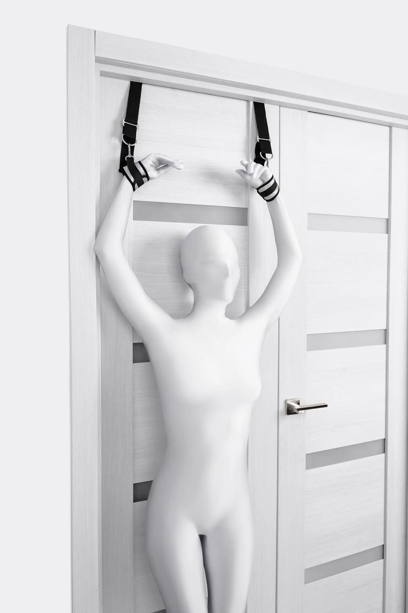 фиксаторы для рук anonymo, полиэстер, серебряные, 23 см в Перми