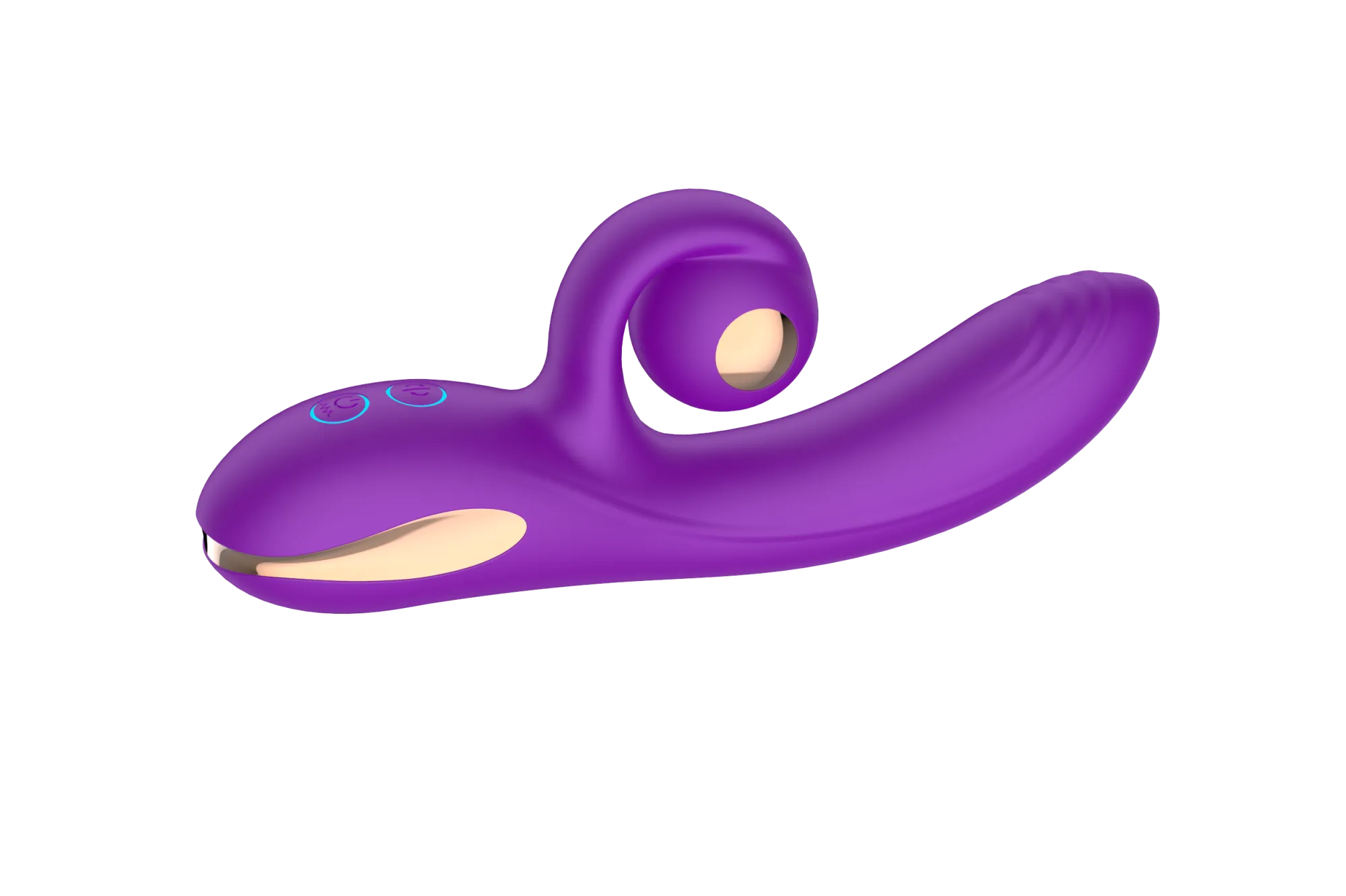 силиконовый вибратор-кролик с функцией вращения sw3052-purple в Перми