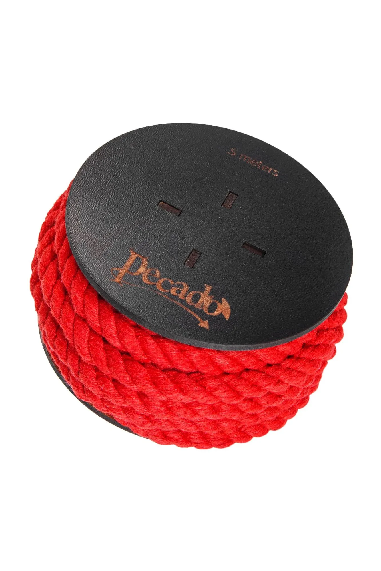 веревка для шибари pecado bdsm, на катушке, хлопок, красная, 5 м в Перми