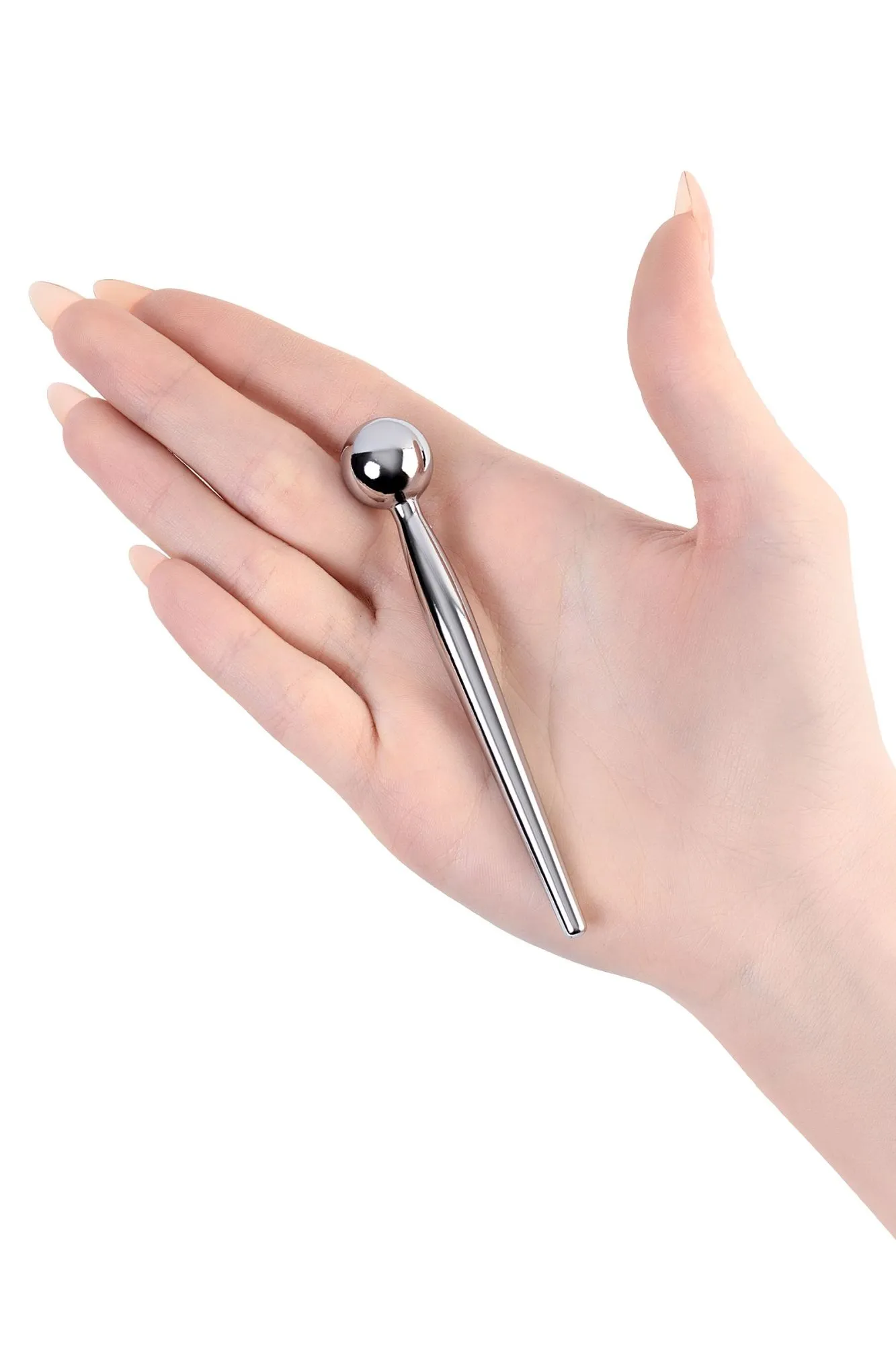 уретральный плаг toyfa metal с ограничителем-шариком, серебряный в Перми