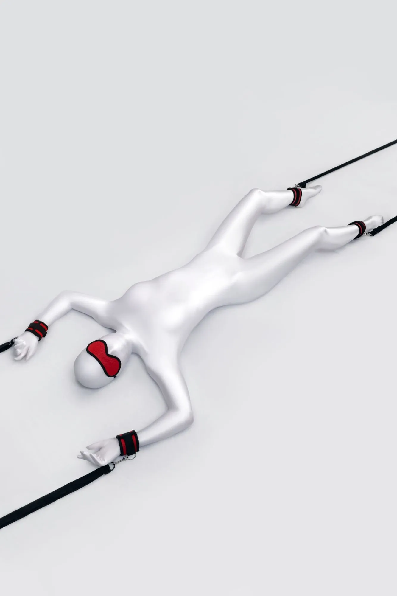 бандажный набор anonymo #0705, полиэстер, красный в Перми