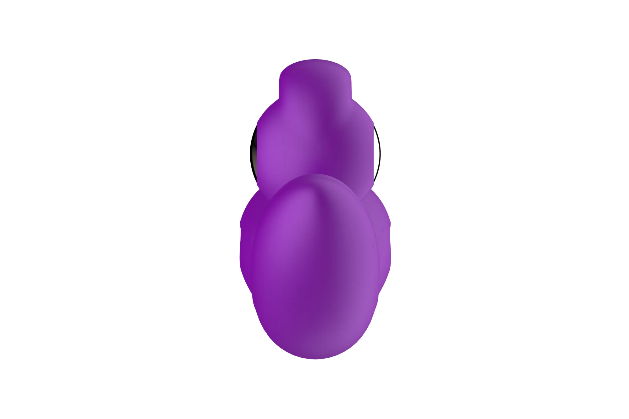 силиконовый вибратор-кролик с функцией вращения sw3052-purple в Перми
