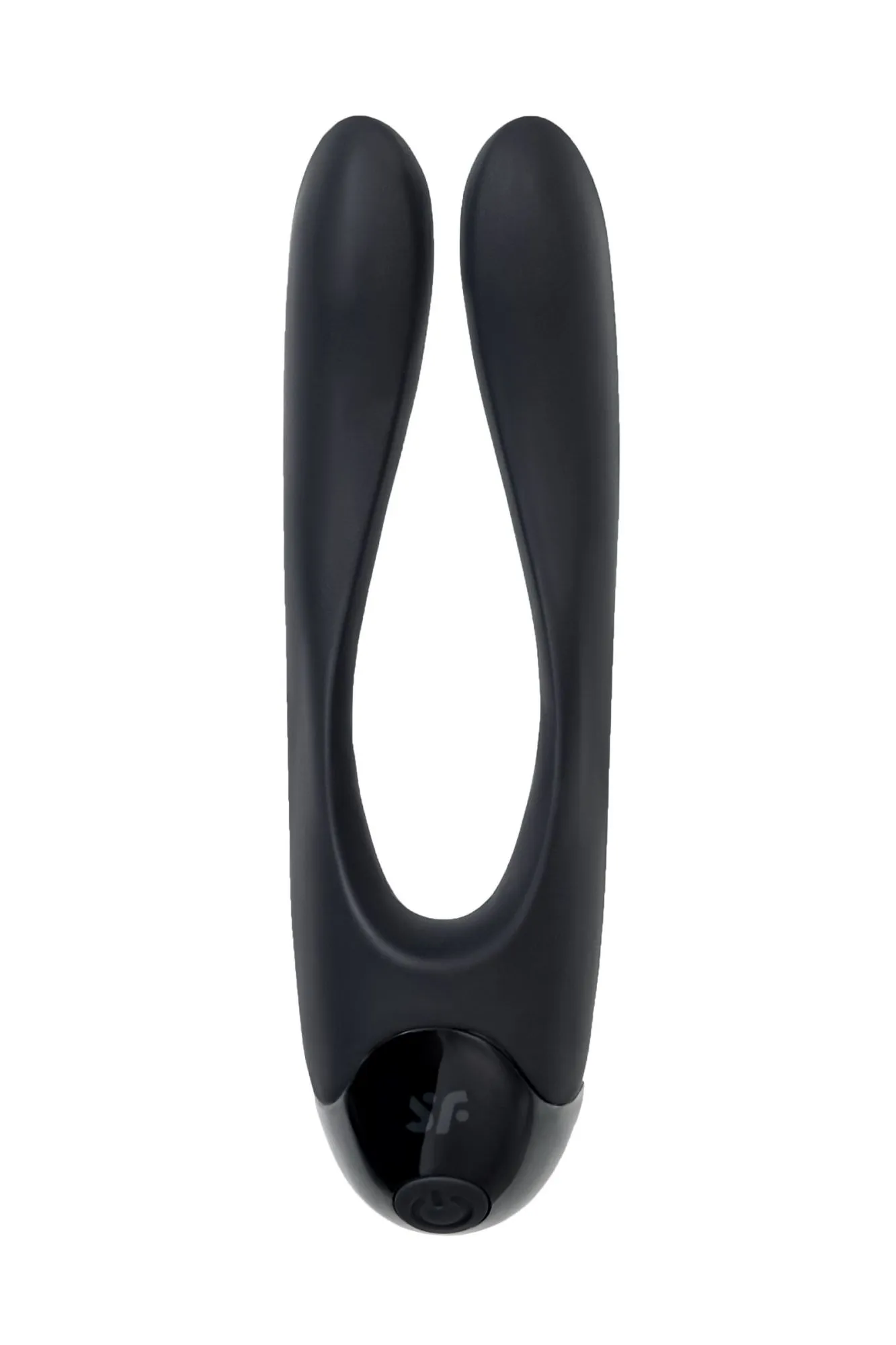 многофункциональный стимулятор для пар satisfyer partner candy cane, силикон, чёрный в Перми