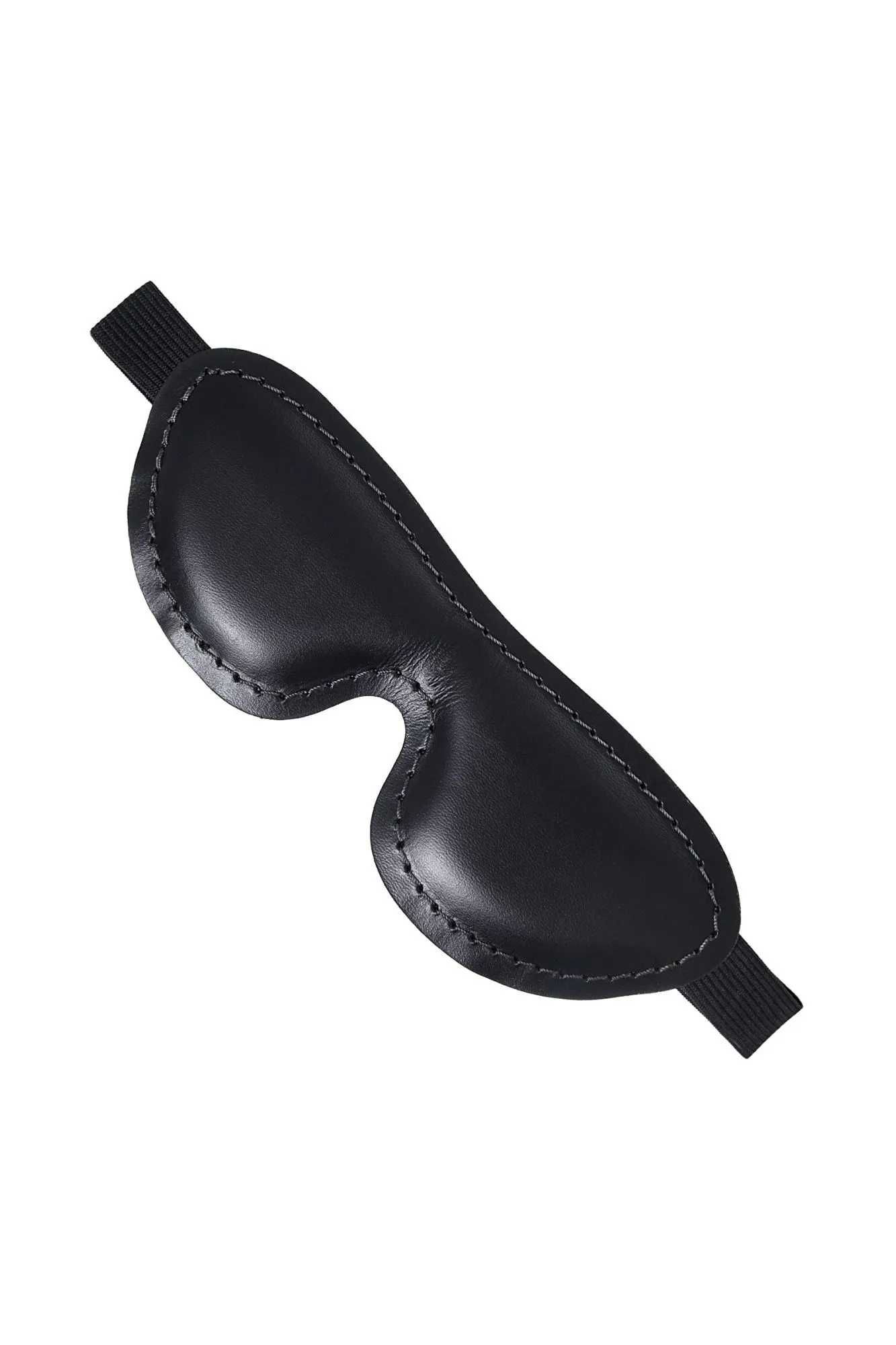 маска pecado bdsm, мягкая закрытая овальная, натуральная кожа, черная в Перми