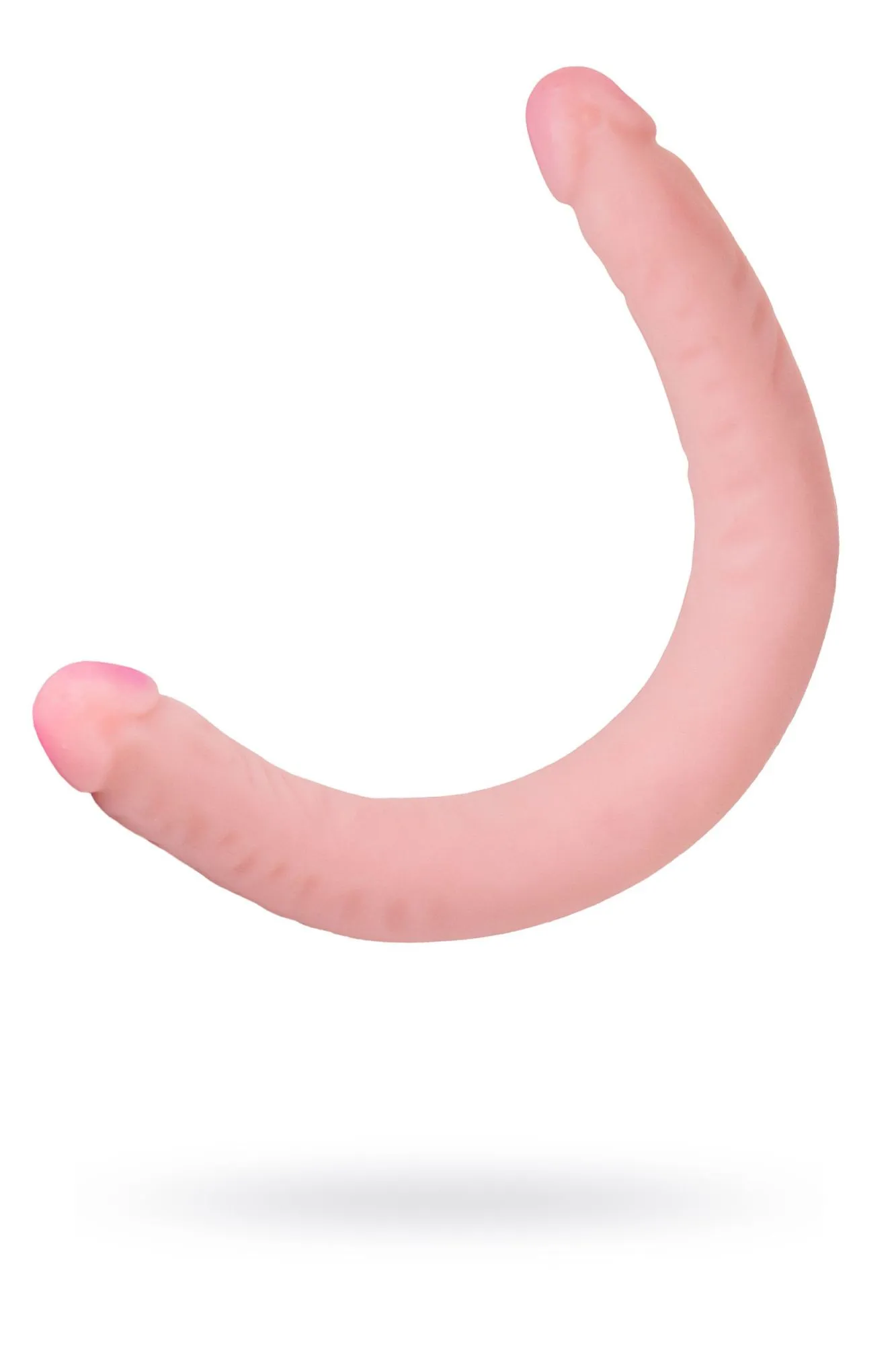 двусторонний фаллоимитатор lovetoy lesbi touch, телесный, 43 см в Перми