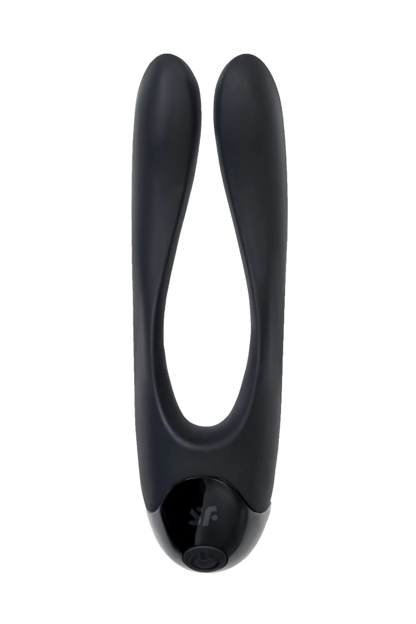 многофункциональный стимулятор для пар satisfyer partner candy cane, силикон, чёрный в Перми