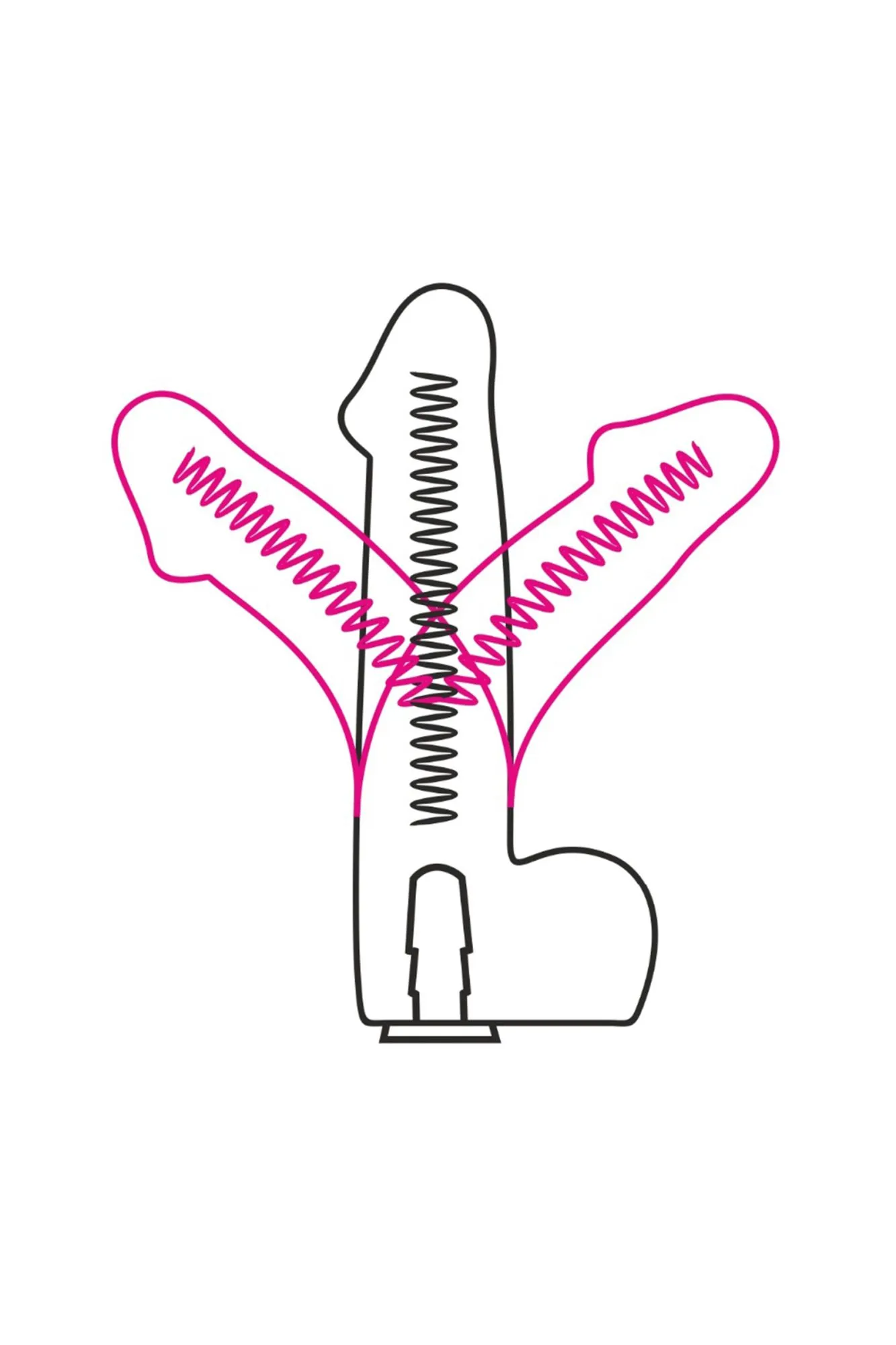 фаллоимитатор неоскин на присоске flex & fix sistem lovetoy, tpr, телесный, 21 см в Перми