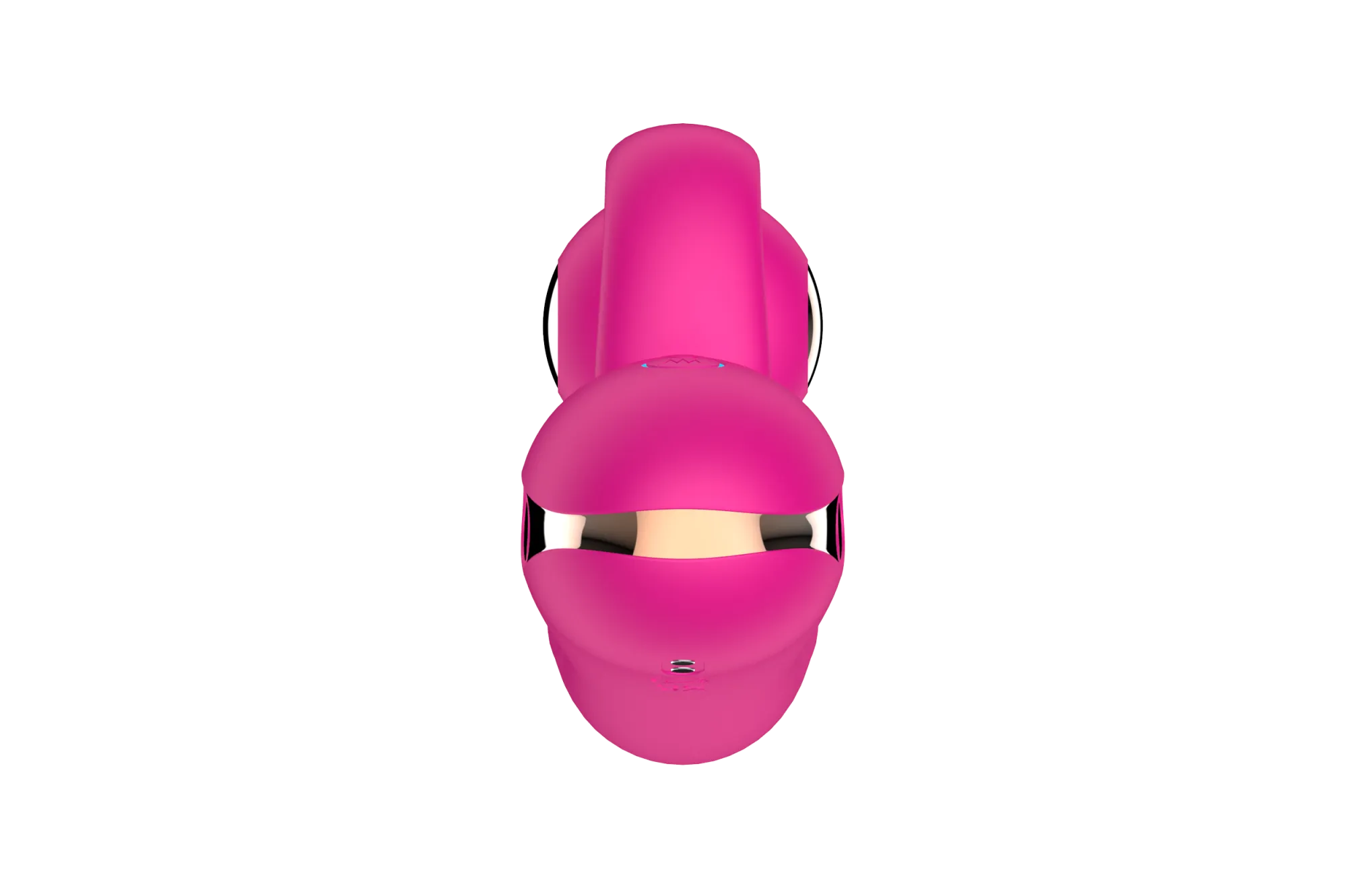 силиконовый вибратор-кролик с функцией вращения sw3052-hot-pink в Перми