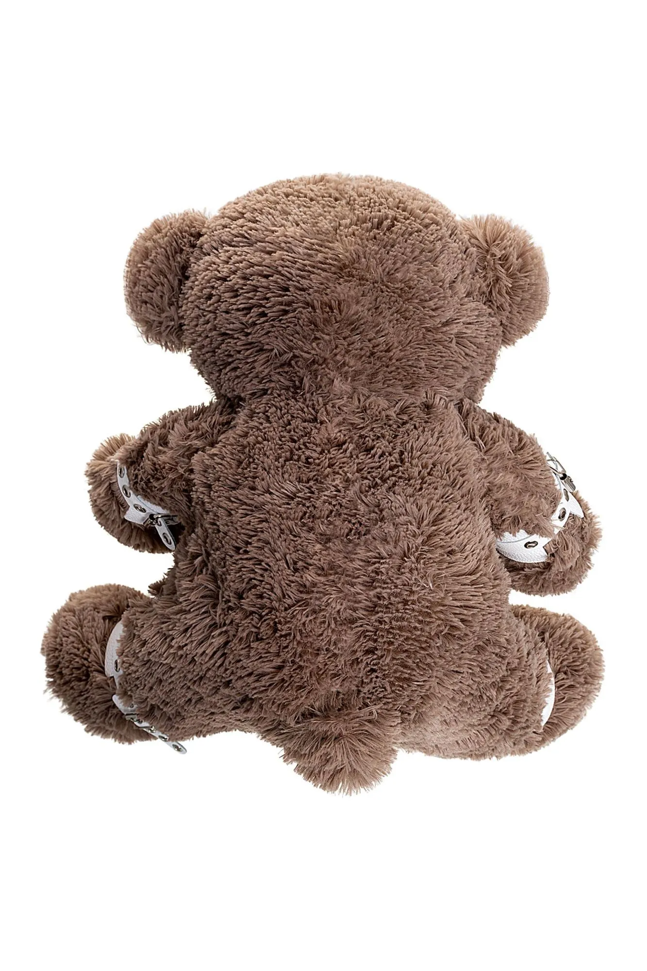 бондажный набор pecado bdsm, «медведь бурый», оковы, наручники, натуральная кожа, белый в Перми