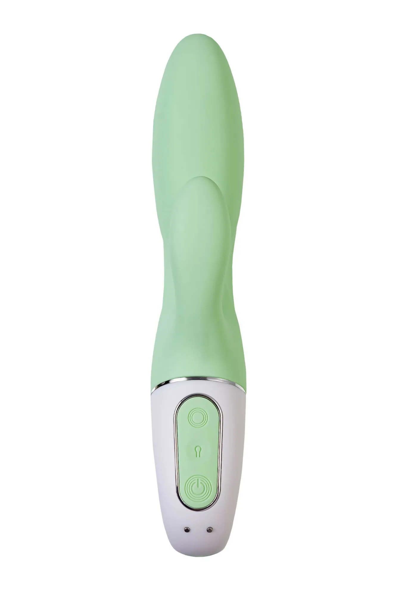 нереалистичный вибратор satisfyer air pump bunny 5, силикон, зеленый, 15 см. в Перми