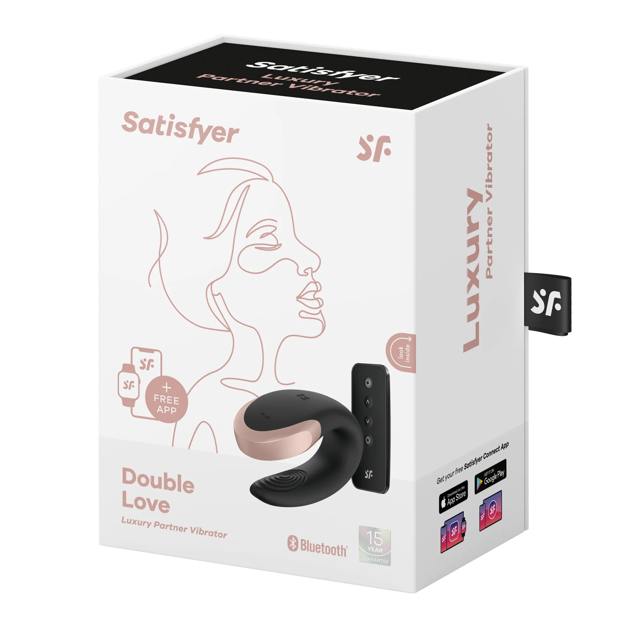 виброcтимулятор satisfyer double love connect app black 001722sa в Перми