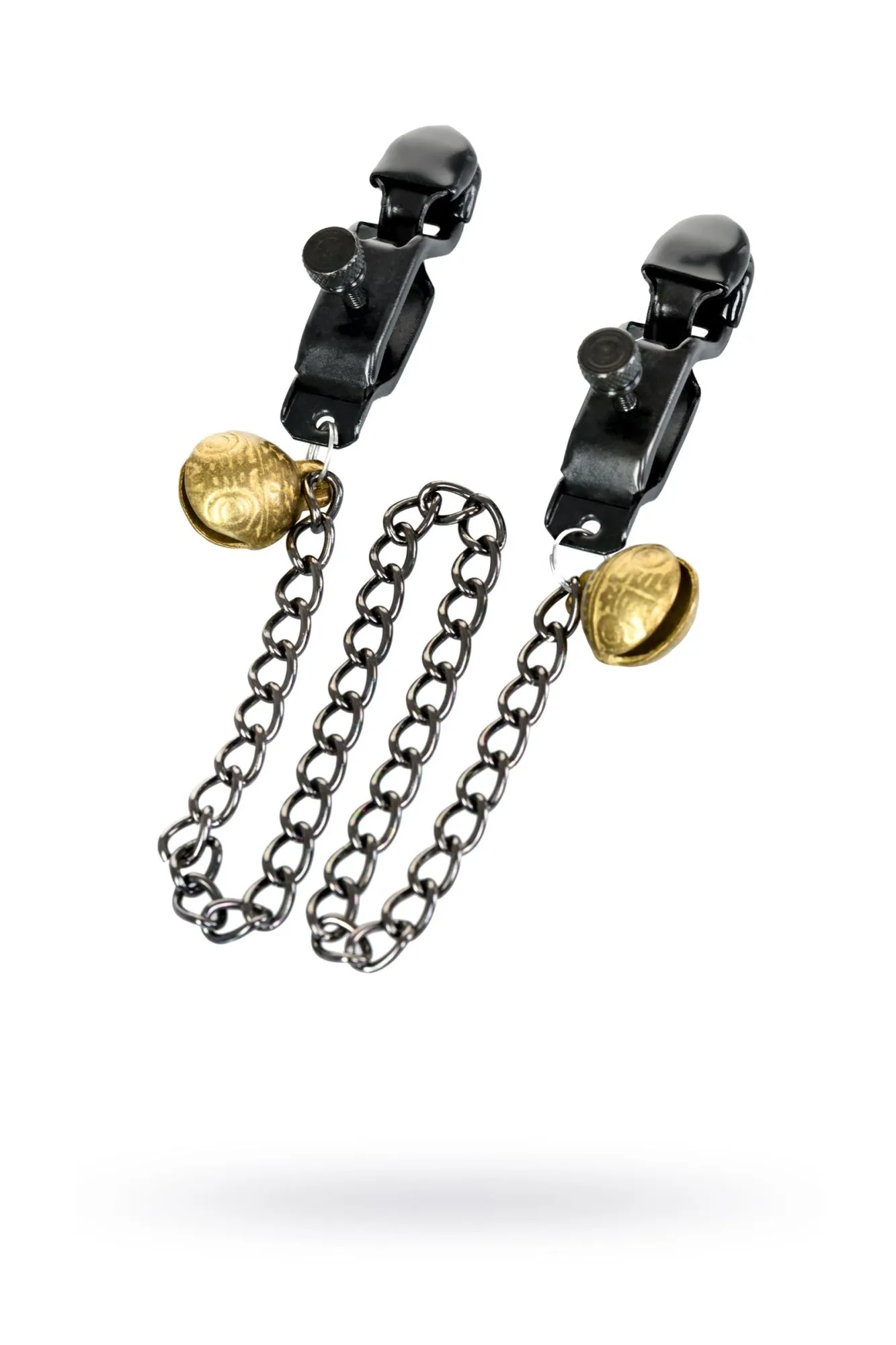 зажимы для сосков toyfa theatre, с цепочкой, металл, черные в Перми