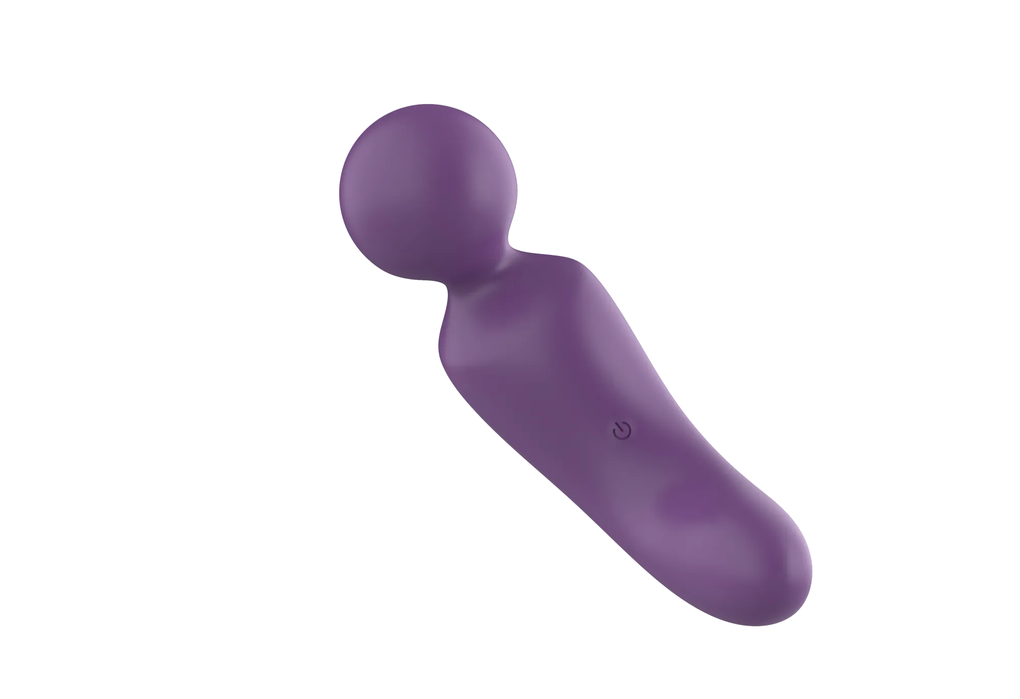 вибратор- вонд с изогнутым корпусом secwell sw24125-purple в Перми