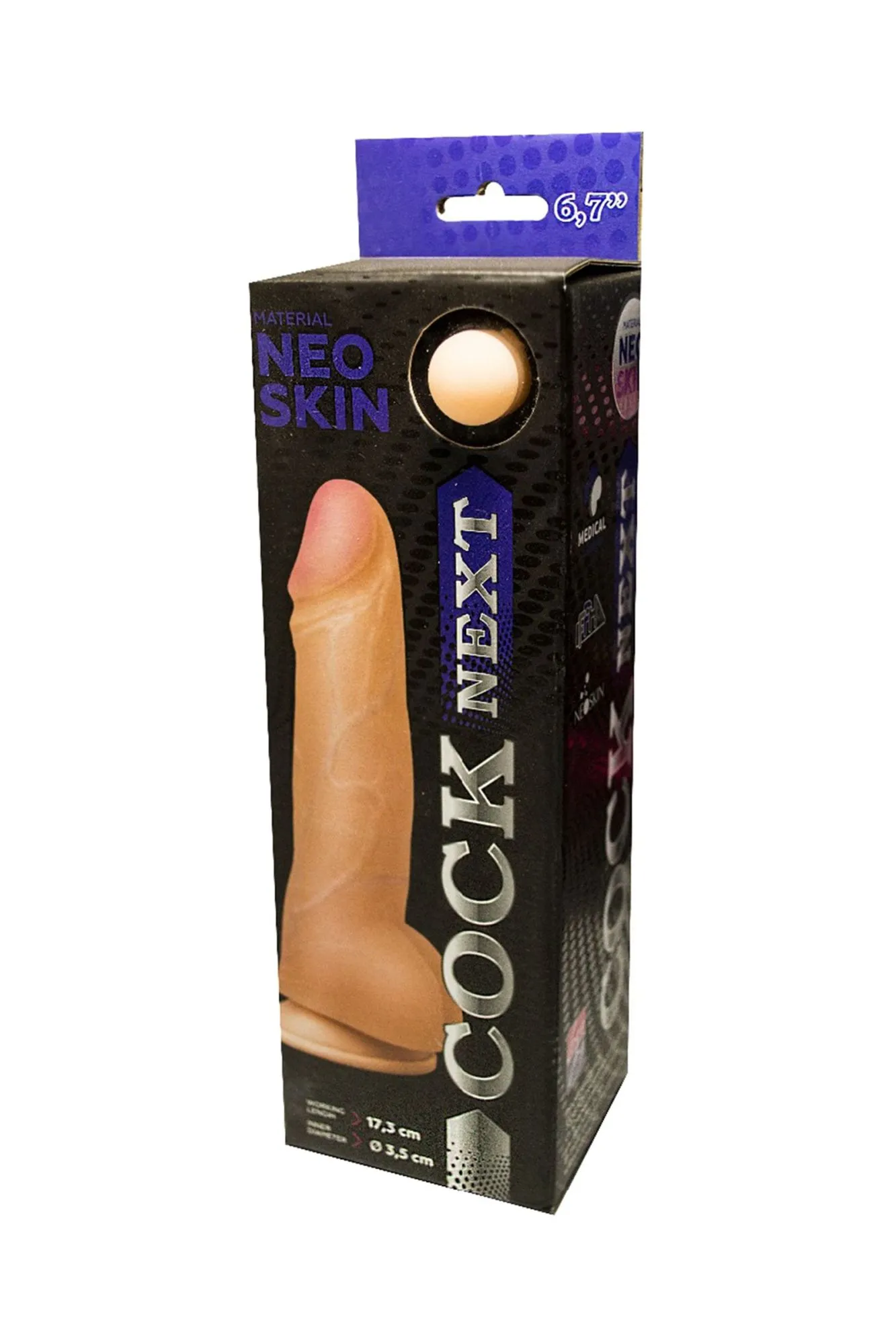 фаллоимитатор cock next lovetoy, tpr, телесный, 20,5 см в Перми