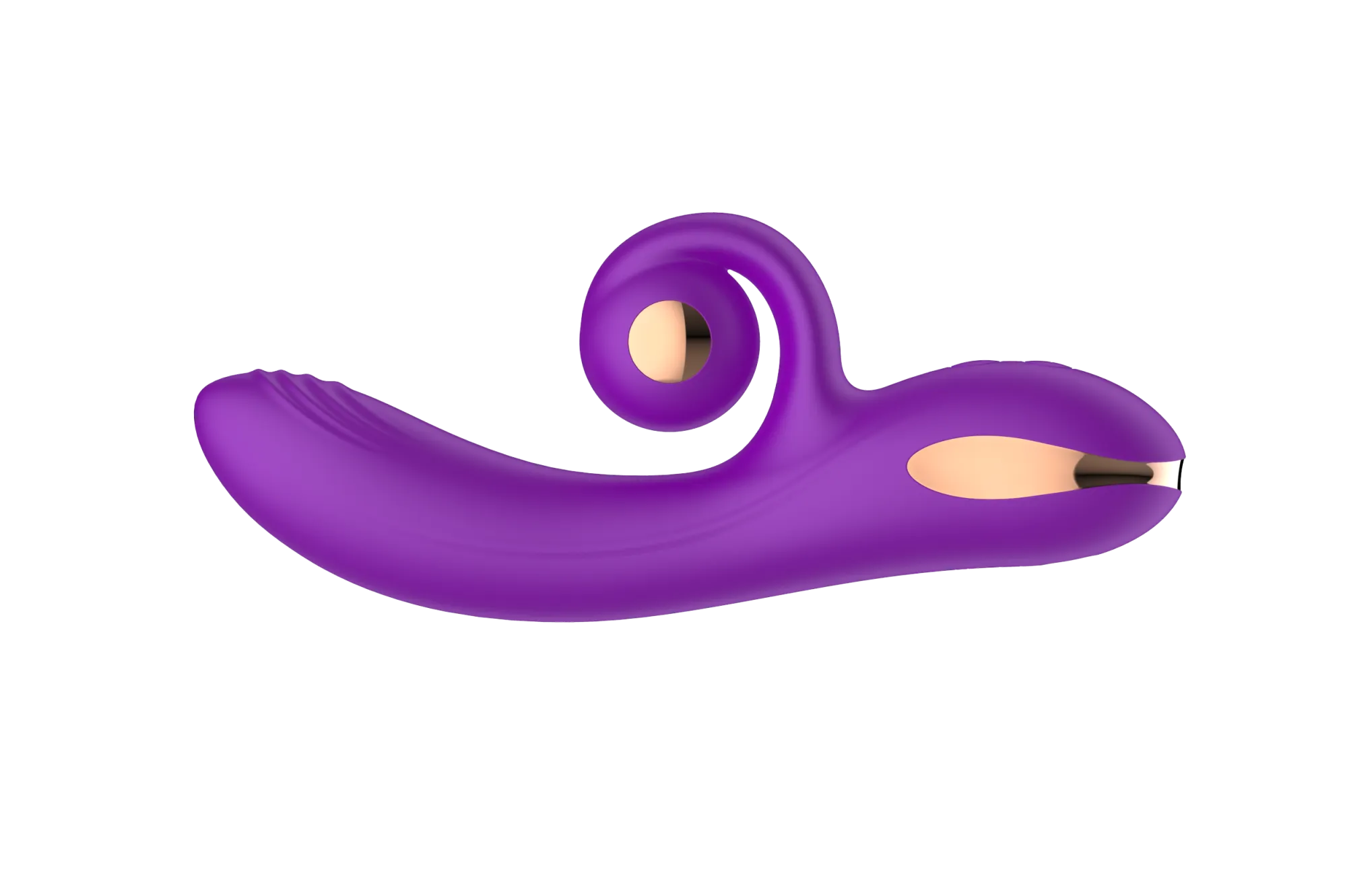 силиконовый вибратор-кролик с функцией вращения sw3052-purple в Перми