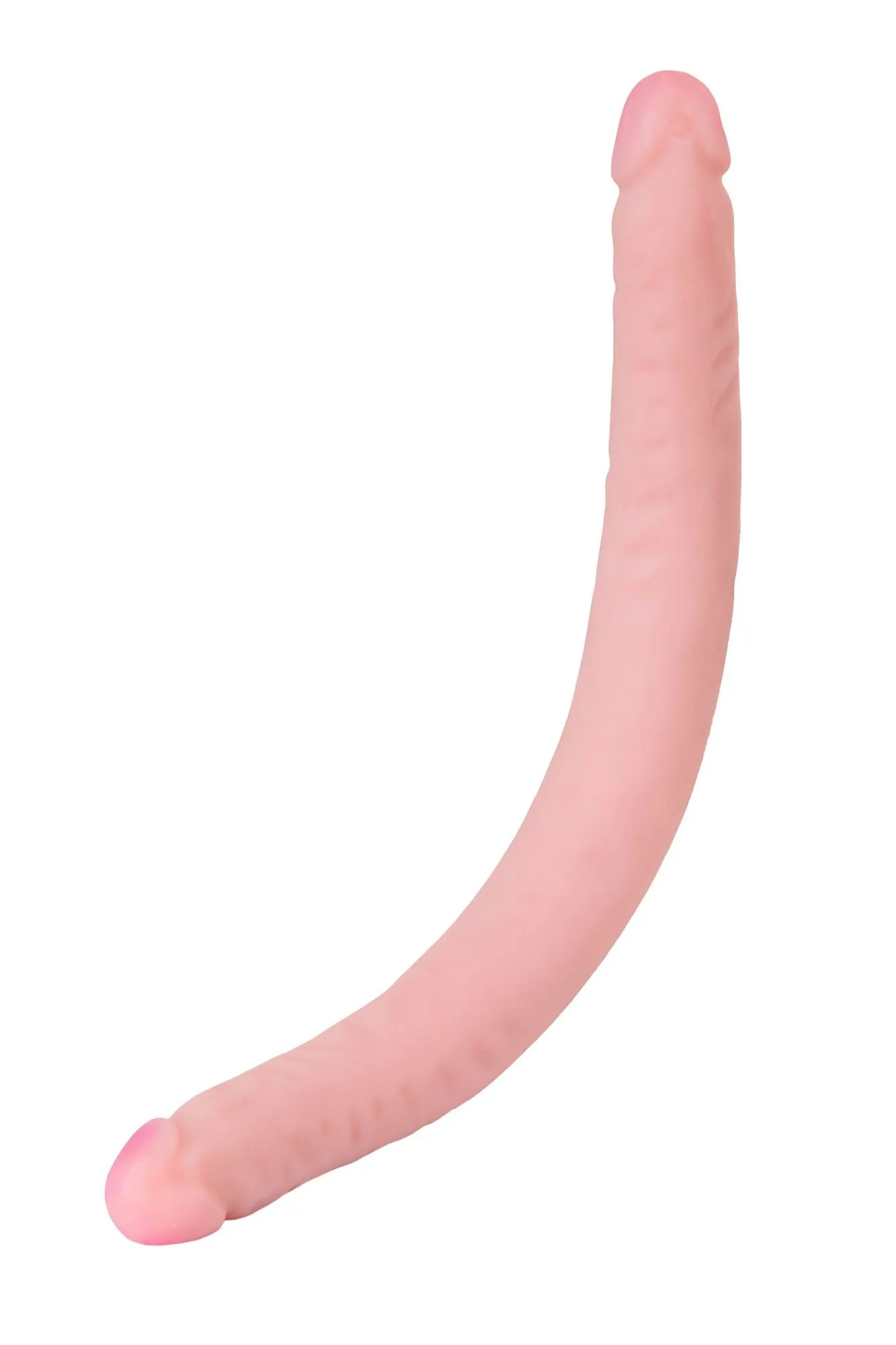 двусторонний фаллоимитатор lovetoy lesbi touch, телесный, 43 см в Перми