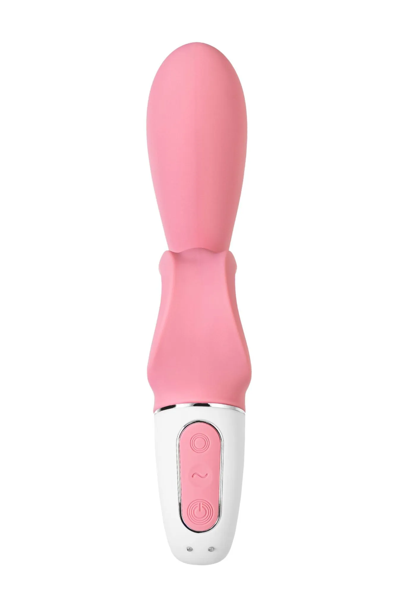 нереалистичный вибратор satisfyer hug me, силикон, розовый в Перми
