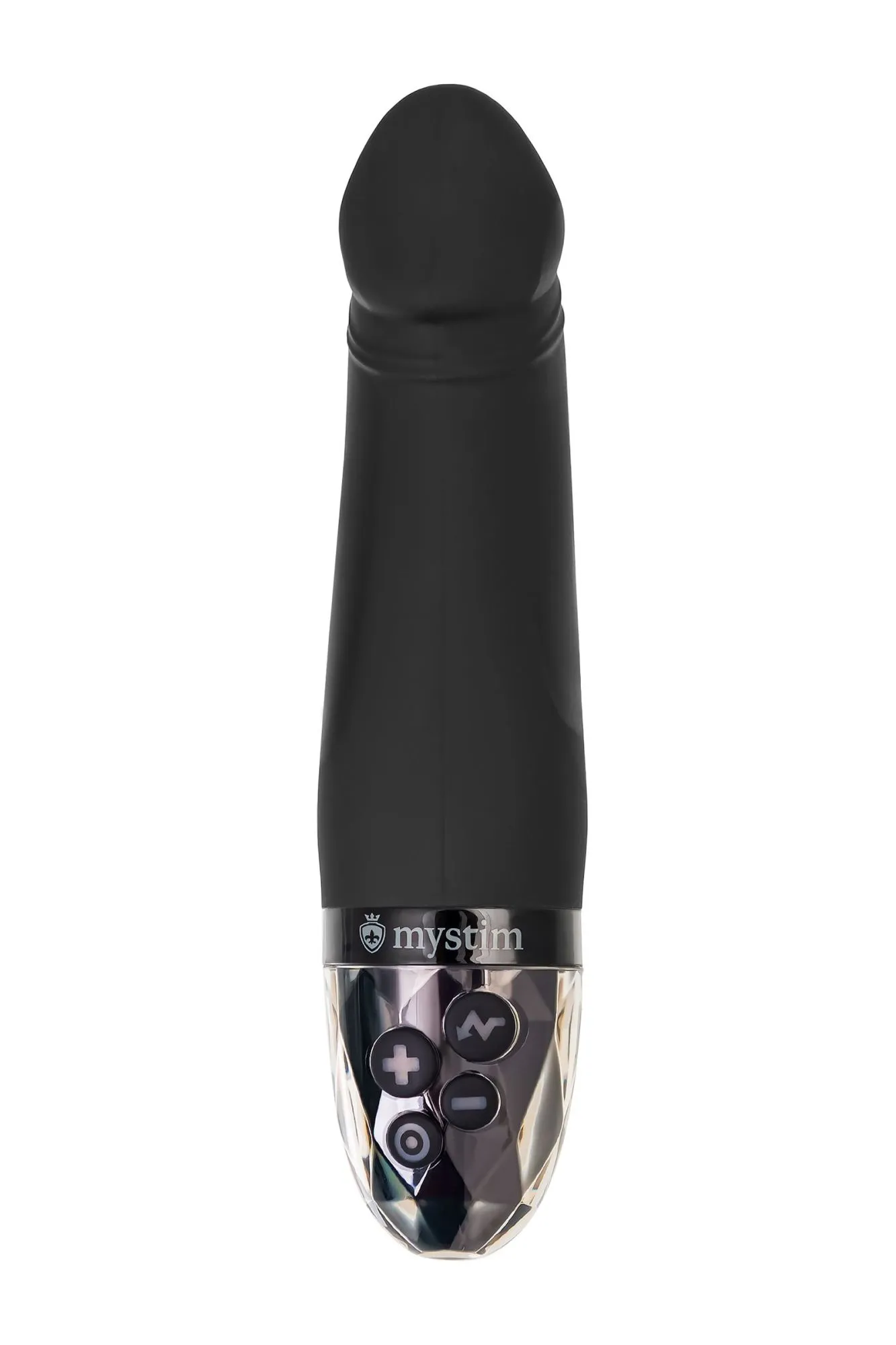 вибратор mystim real deal neal с электростимуляцией, силикон, черный, 16,5 см в Перми