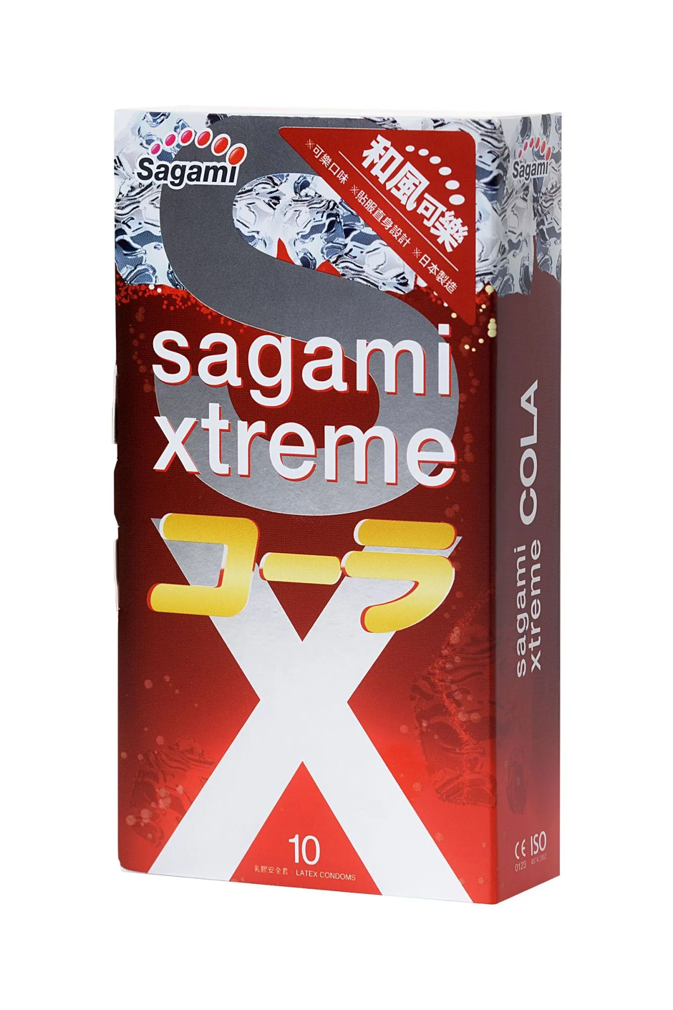 презервативы sagami, xtreme, cola, латекс, 19 см, 5,2 см, 10 шт. в Перми