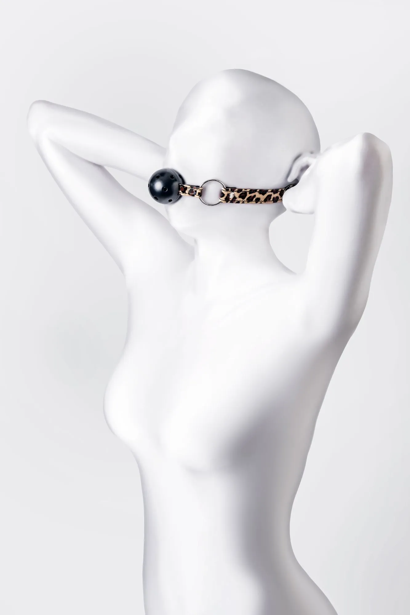 кляп anonymo #0302, abs пластик, черный, 64 см в Перми