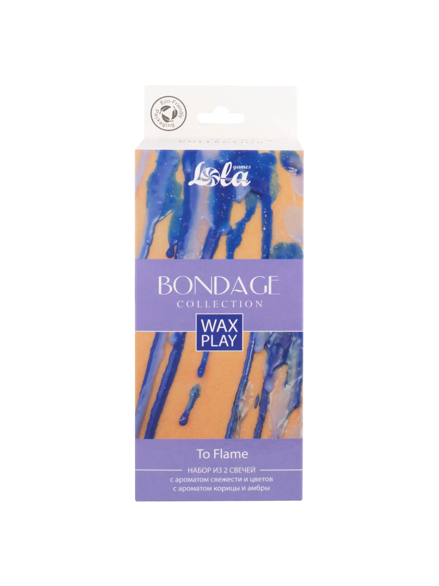 набор из 2 wax play свечей bondage to flame 1067-02lola в Перми