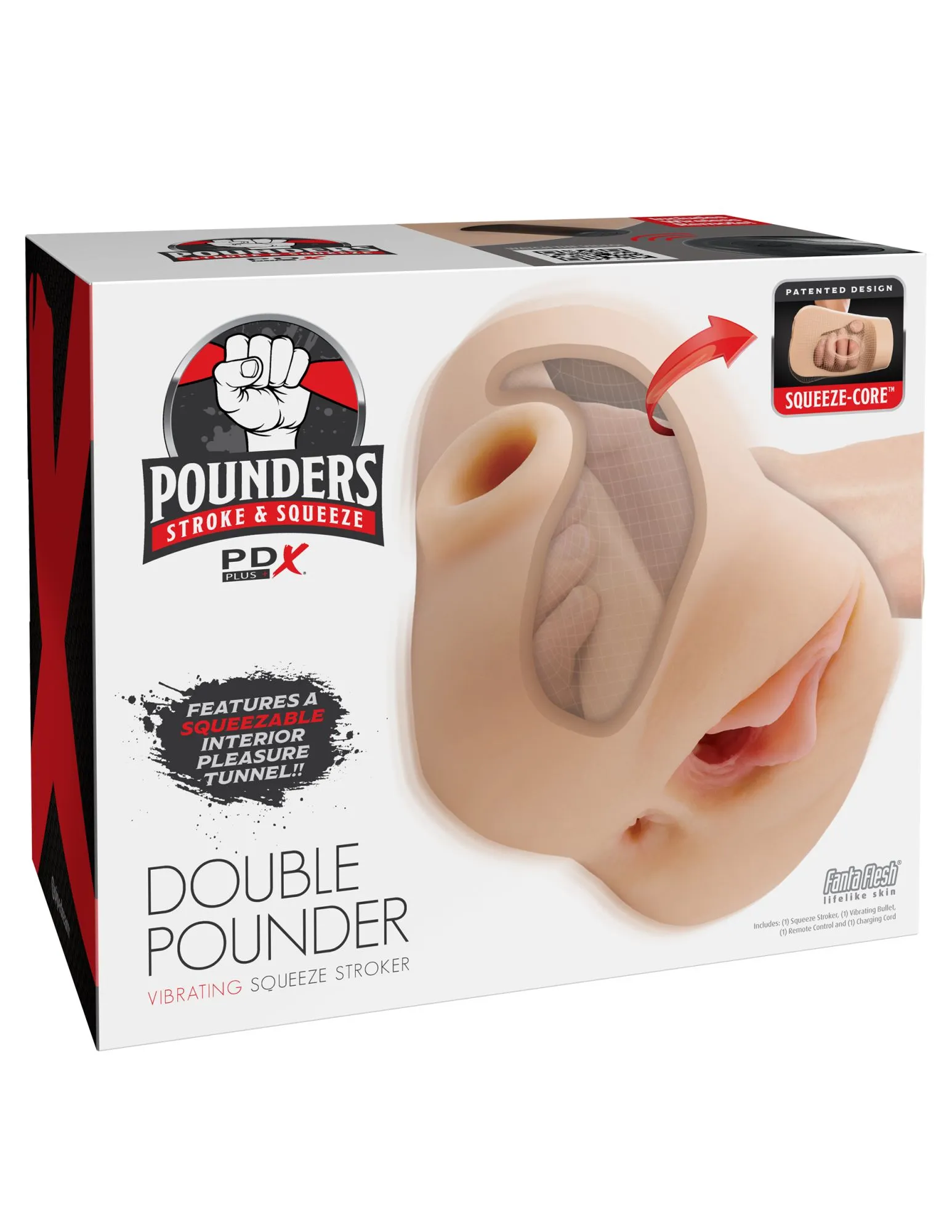 мастурбатор с вибрацией double pounder pipedream rd43421pd в Перми