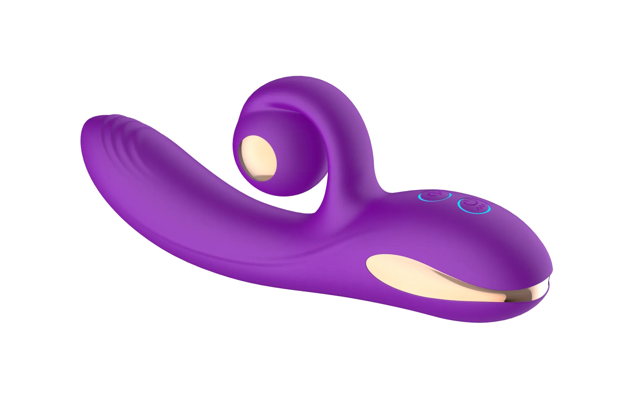 силиконовый вибратор-кролик с функцией вращения sw3052-purple в Перми