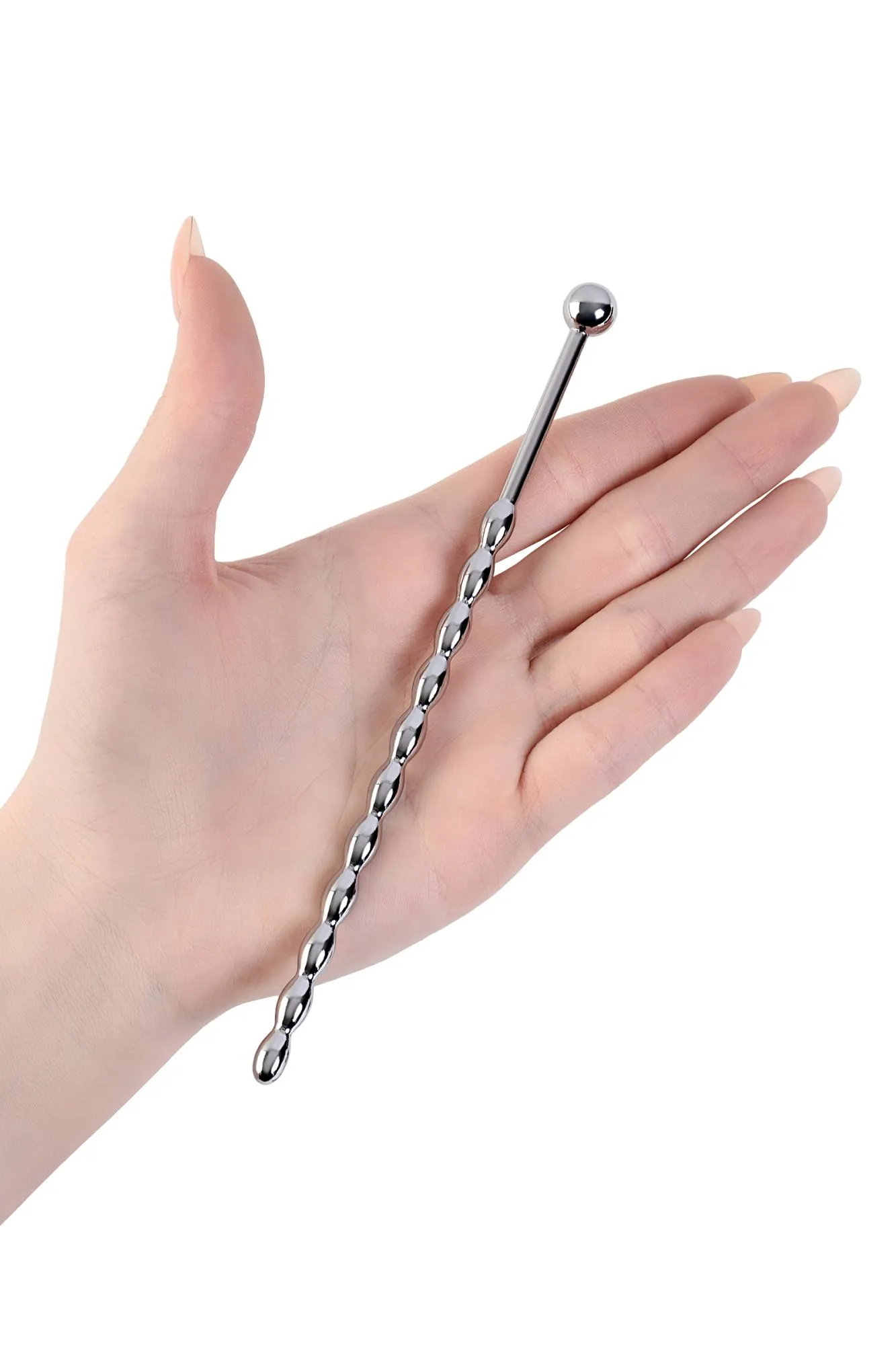 уретральный плаг-косичка metal by toyfa длинный, серебряный в Перми