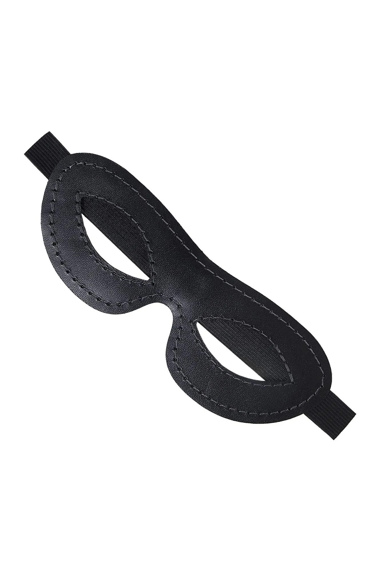 маска pecado bdsm, открытая овальная, натуральная кожа, черная в Перми