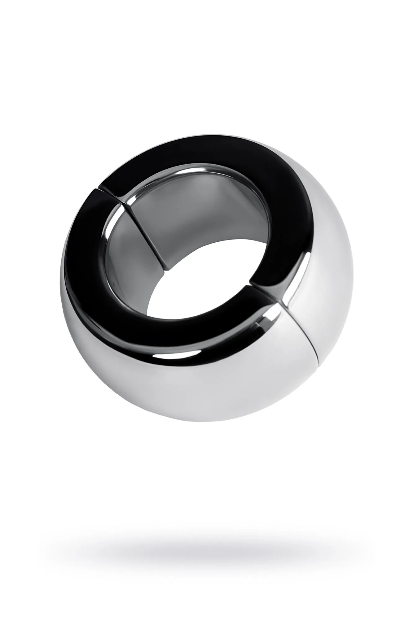 утяжелитель на мошонку metal by toyfa на магнитах, серебряный в Перми