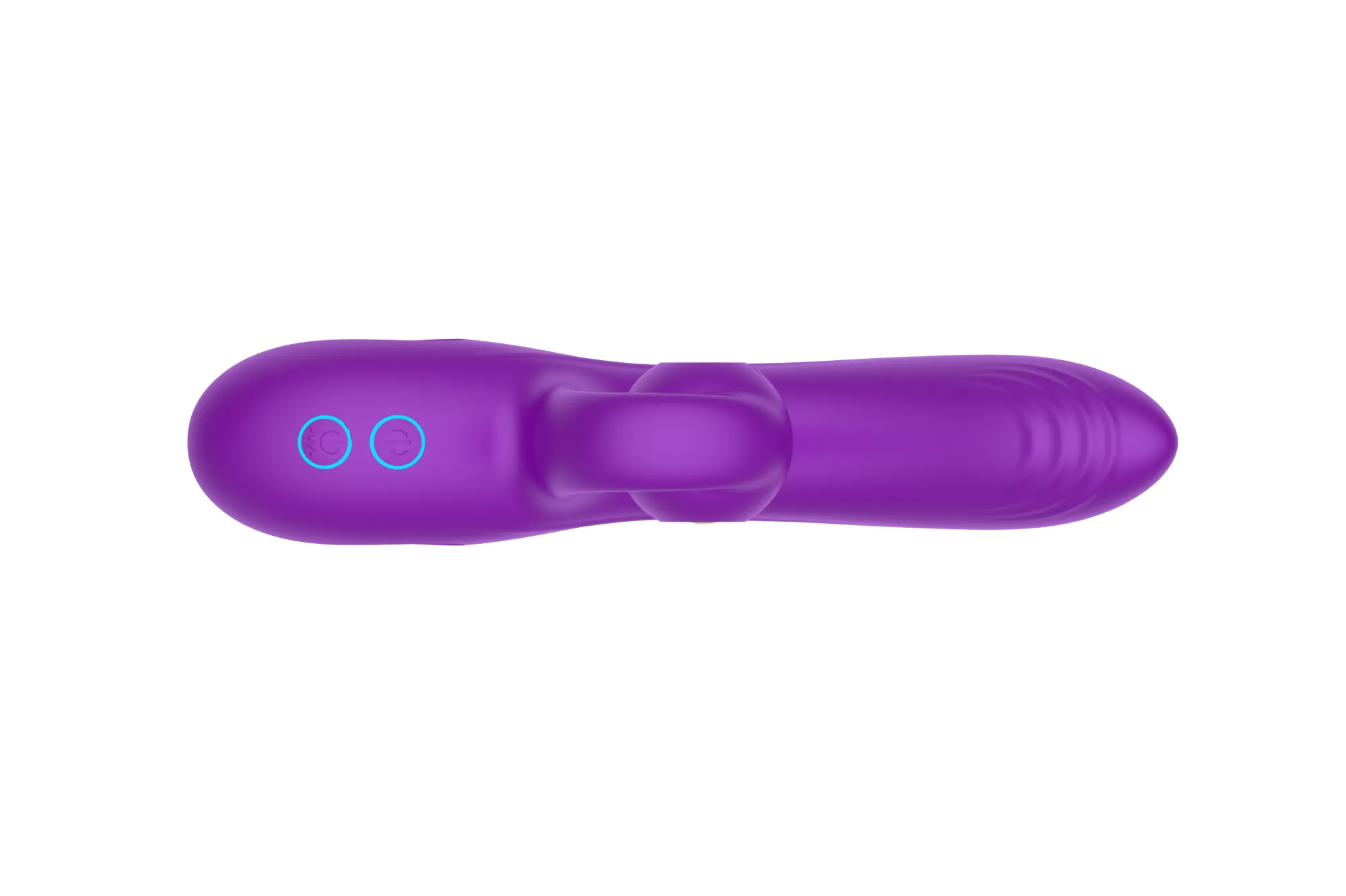 силиконовый вибратор-кролик с функцией вращения sw3052-purple в Перми