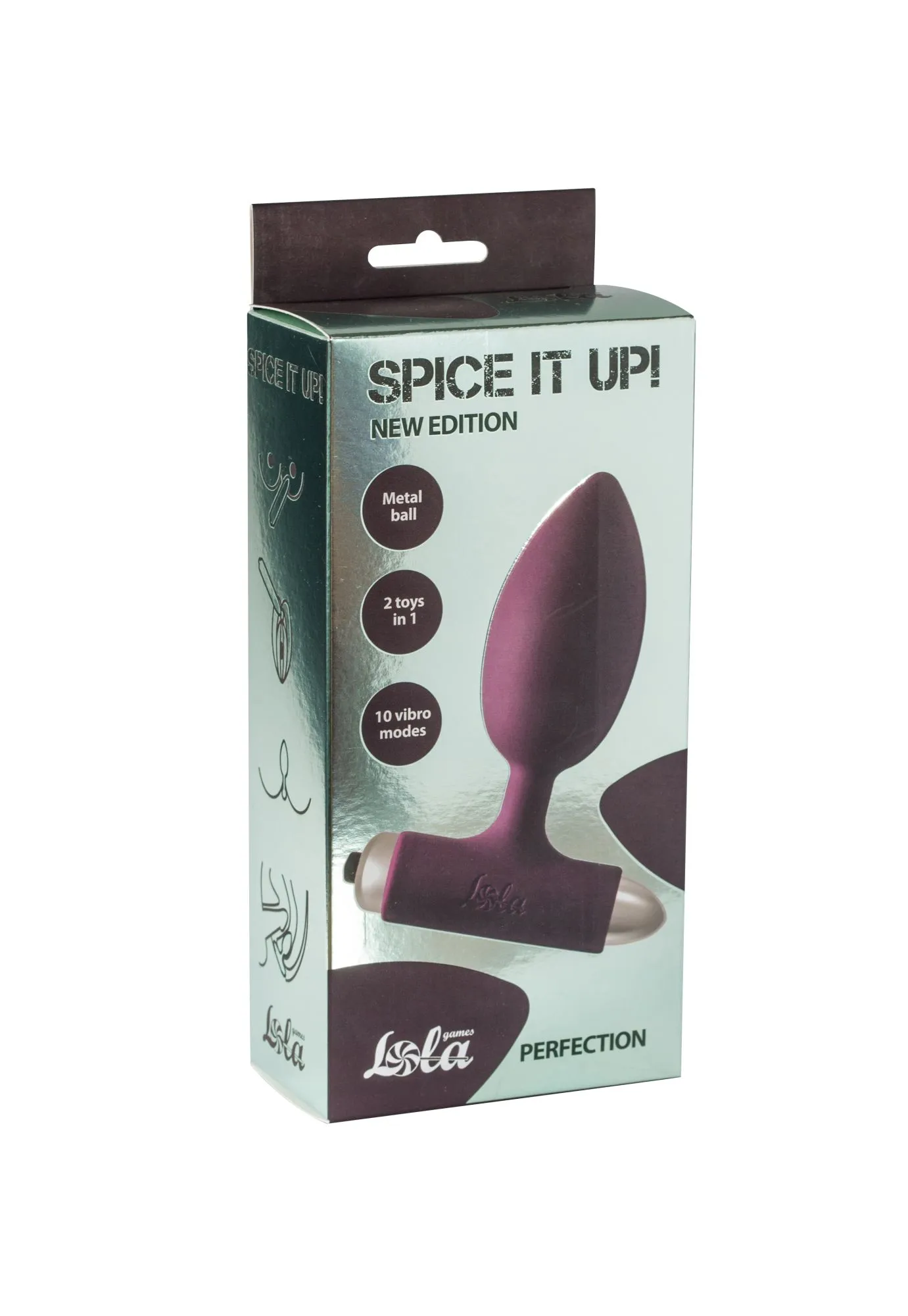 анальная пробка с вибрацией spice it up new edition perfection wine red 8014-03lola в Перми
