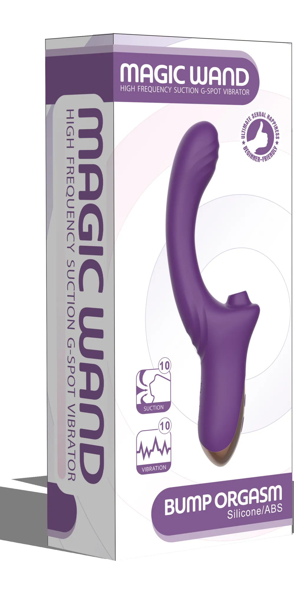 вагинально-клиторальный вибратор secwell sw3044-purple в Перми