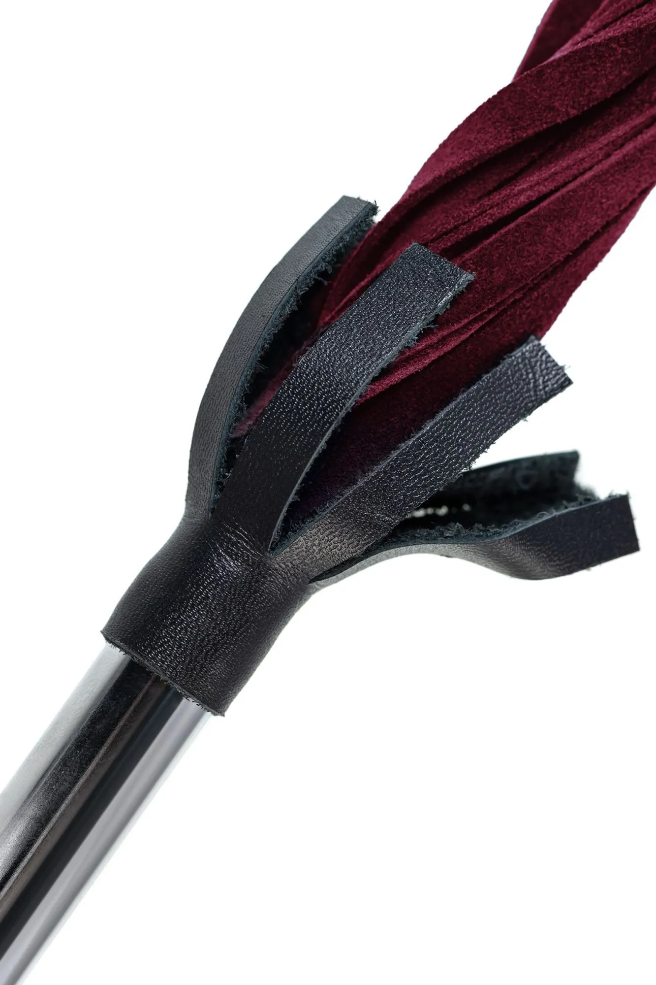 плеть pecado bdsm, «бургундия», натуральный велюр, красная в Перми