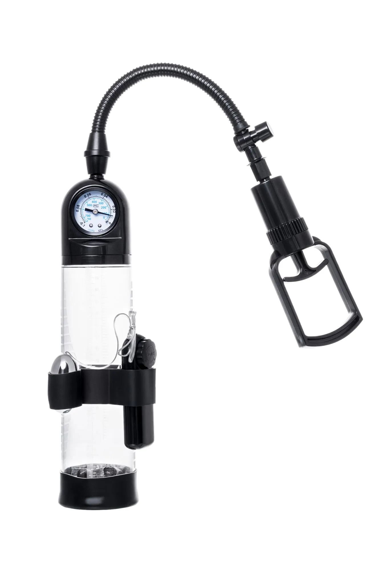 механическая помпа sexus men training aksel, abs-пластик, черная, 70 см в Перми