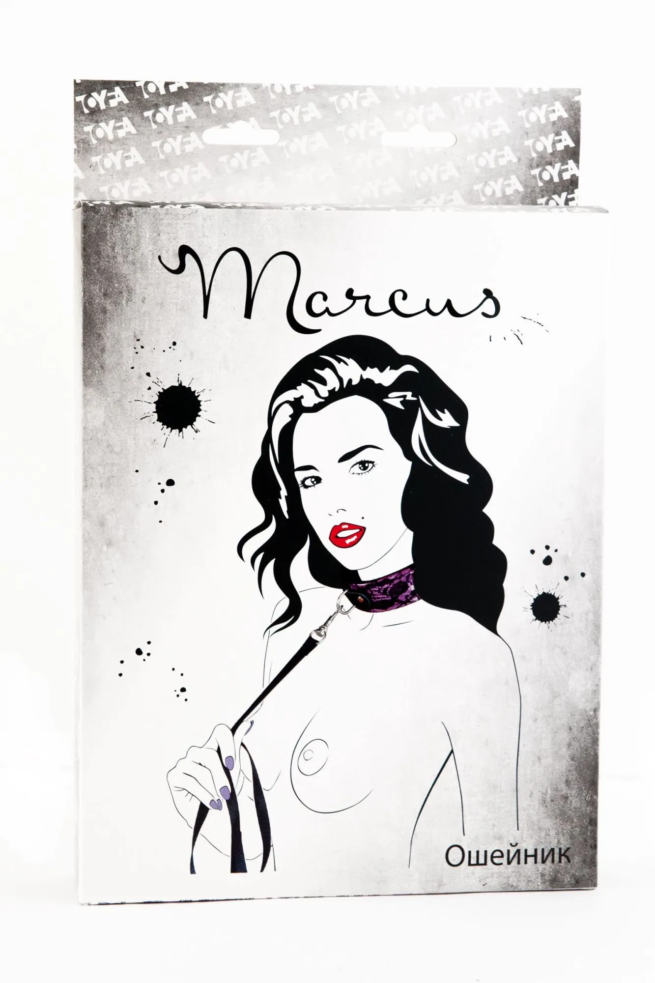 кружевной ошейник toyfa marcus, розовый, 44,5 см в Перми