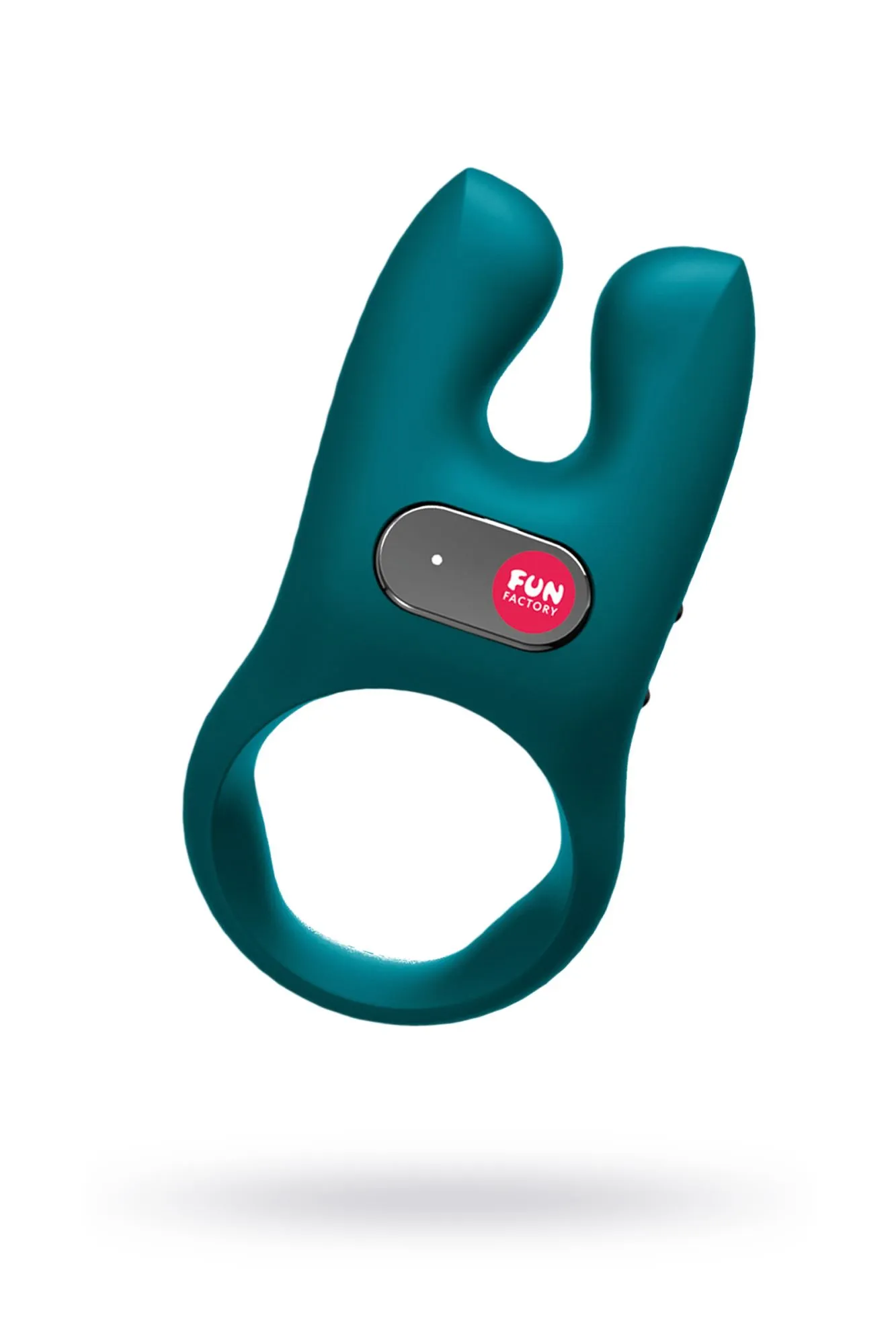 кольцо эрекционное fun factory nos с вибрацией, силикон, зелёное, 8 см в Перми