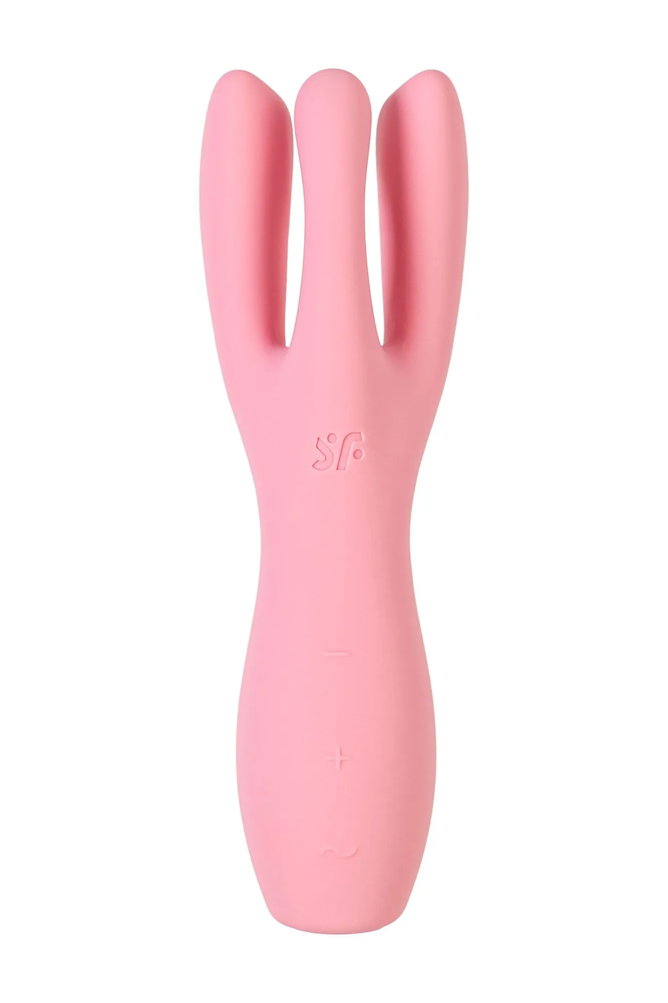 вибростимулятор satisfyer threesome 3, силикон, розовый, 14 см в Перми
