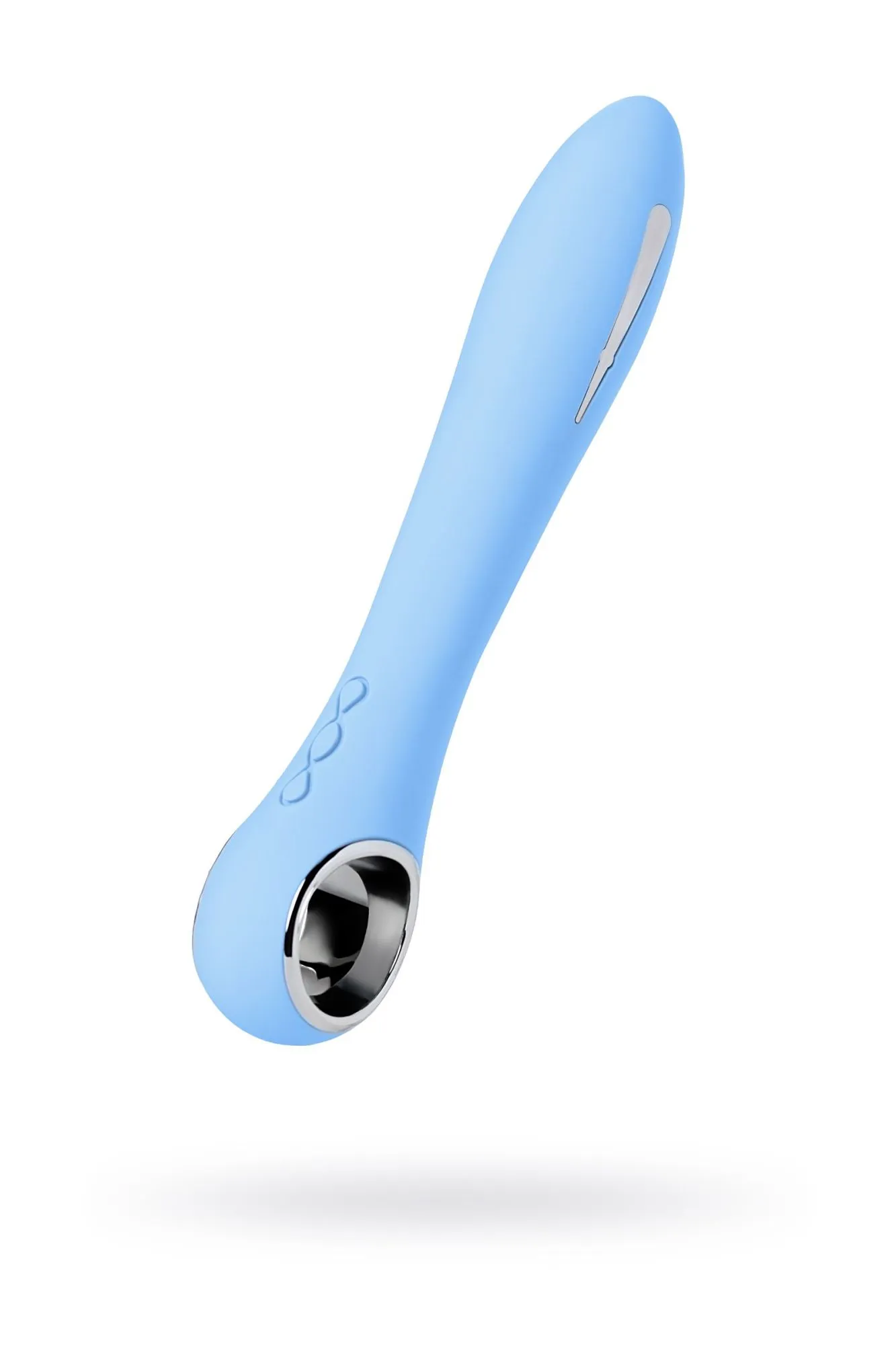 вибратор с электростимуляцией physics galvani vibe, силикон, голубой, 21 см в Перми