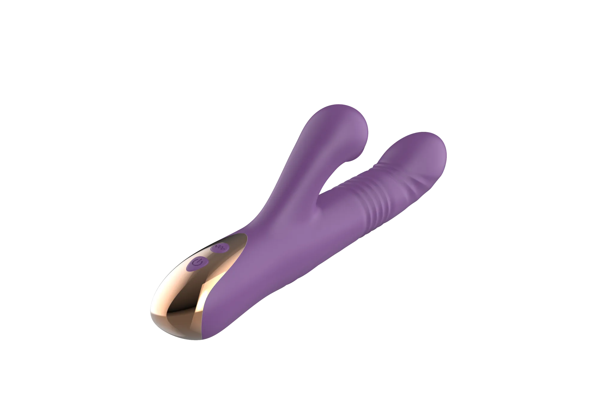 силиконовый вибратор с возвратно-поступательной стимуляцией sw24126-purple в Перми