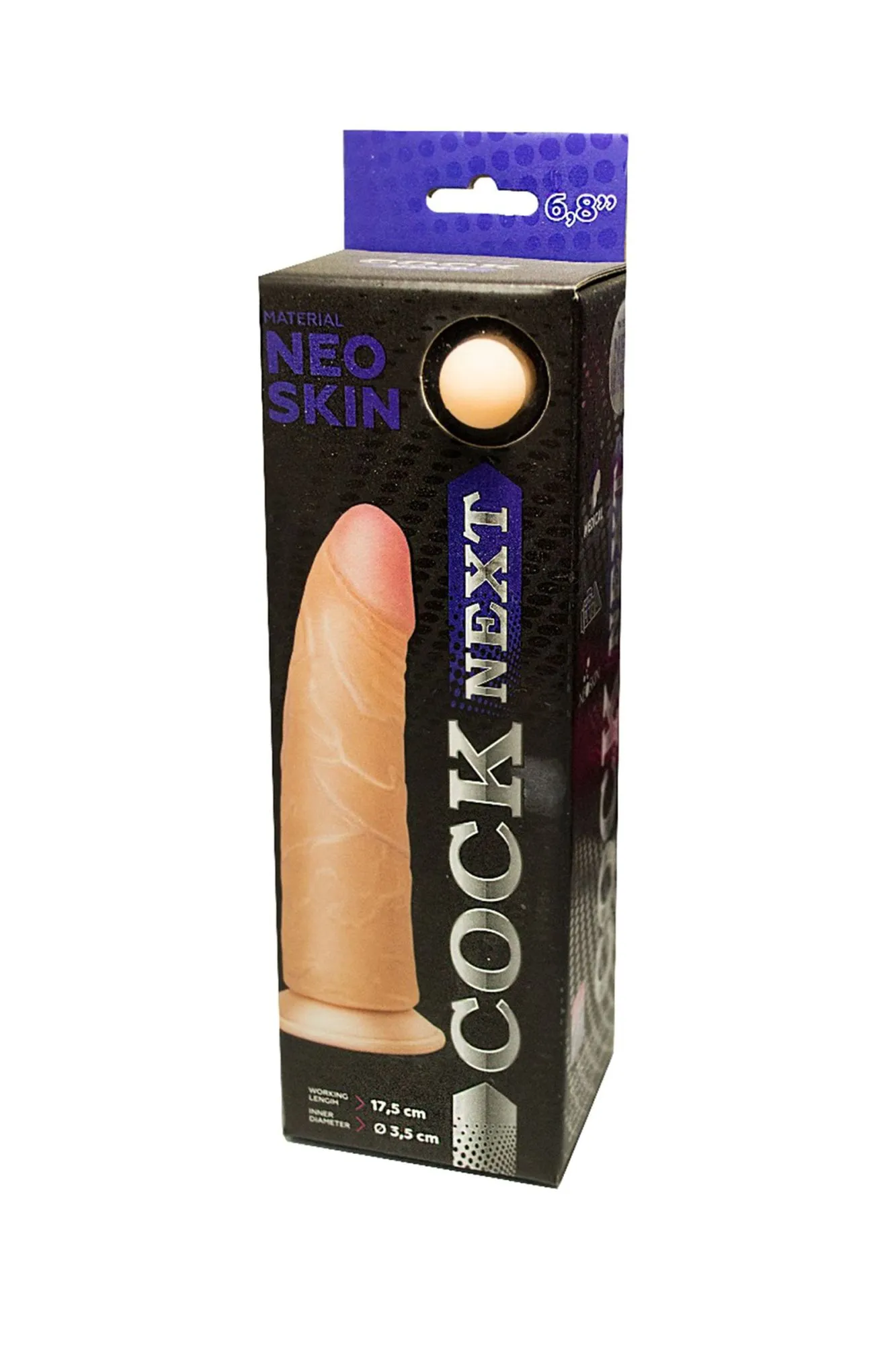 фаллоимитатор cock next lovetoy, tpr, телесный, 19 см в Перми