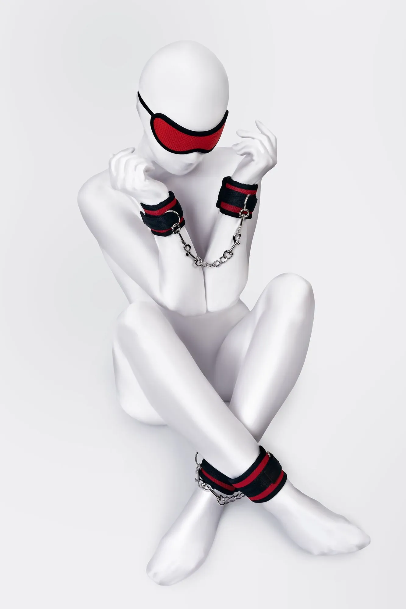 бандажный набор anonymo #0705, полиэстер, красный в Перми