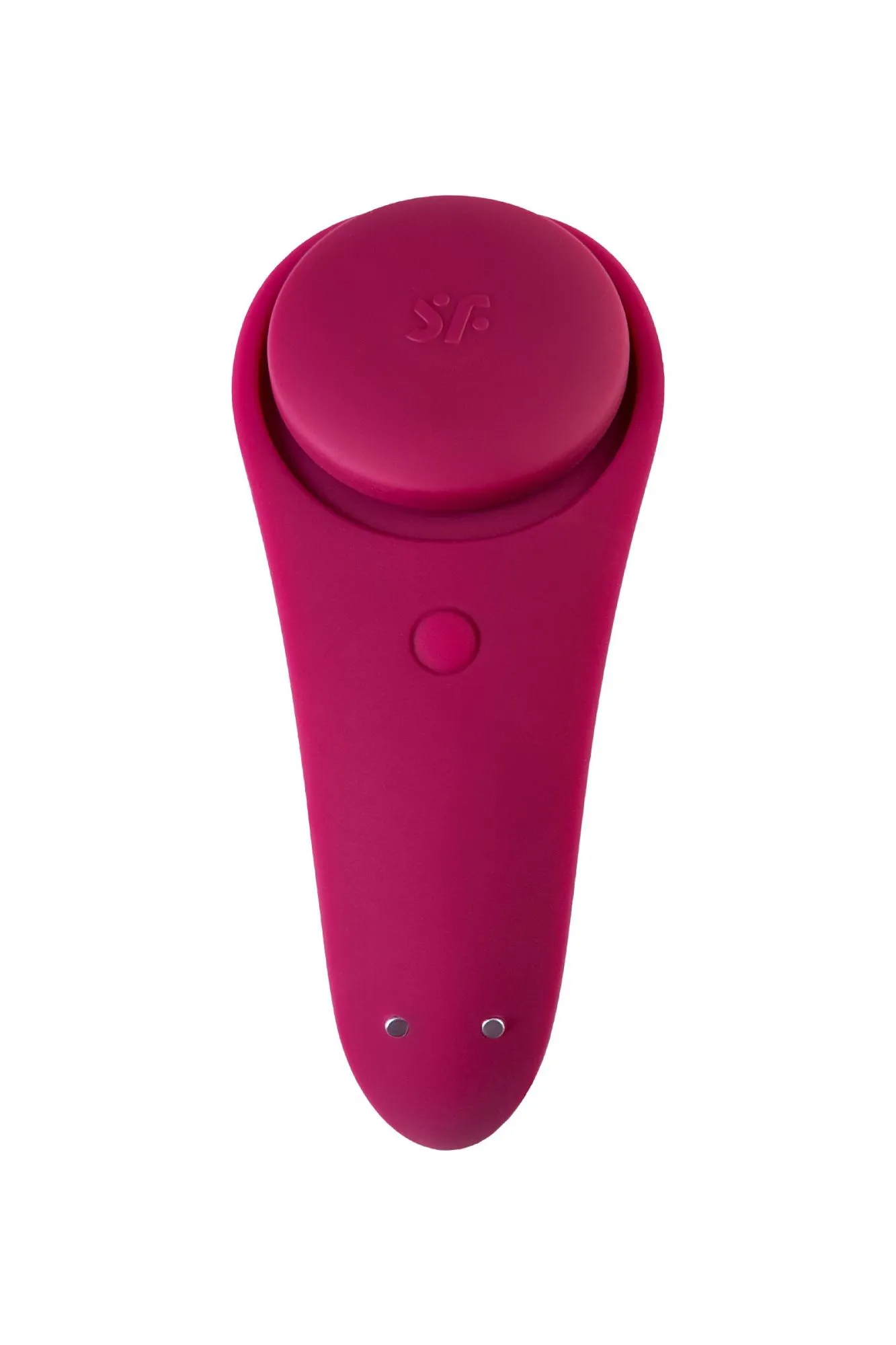 вибромассажер satisfyer sexy secret, силикон, красный, 8,5 см в Перми