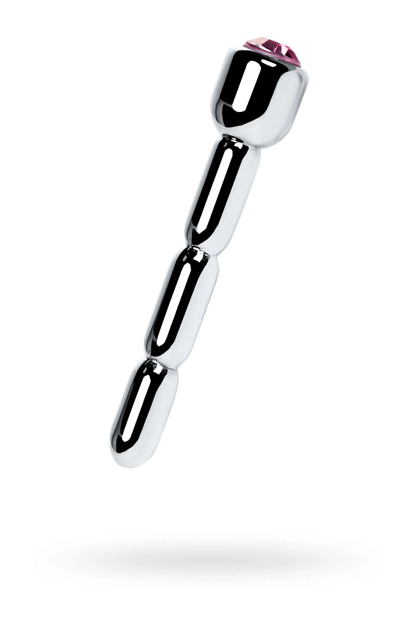 уретральный плаг metal by toyfa со стразом средний, серебряный в Перми