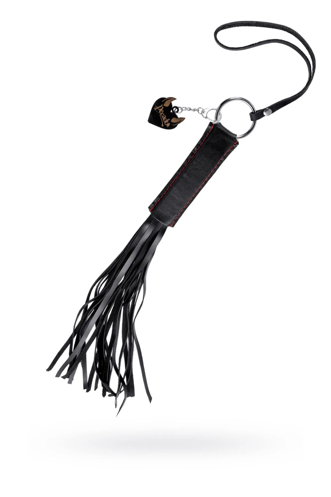 плеть pecado bdsm, «классическая», натуральная кожа, чёрная в Перми