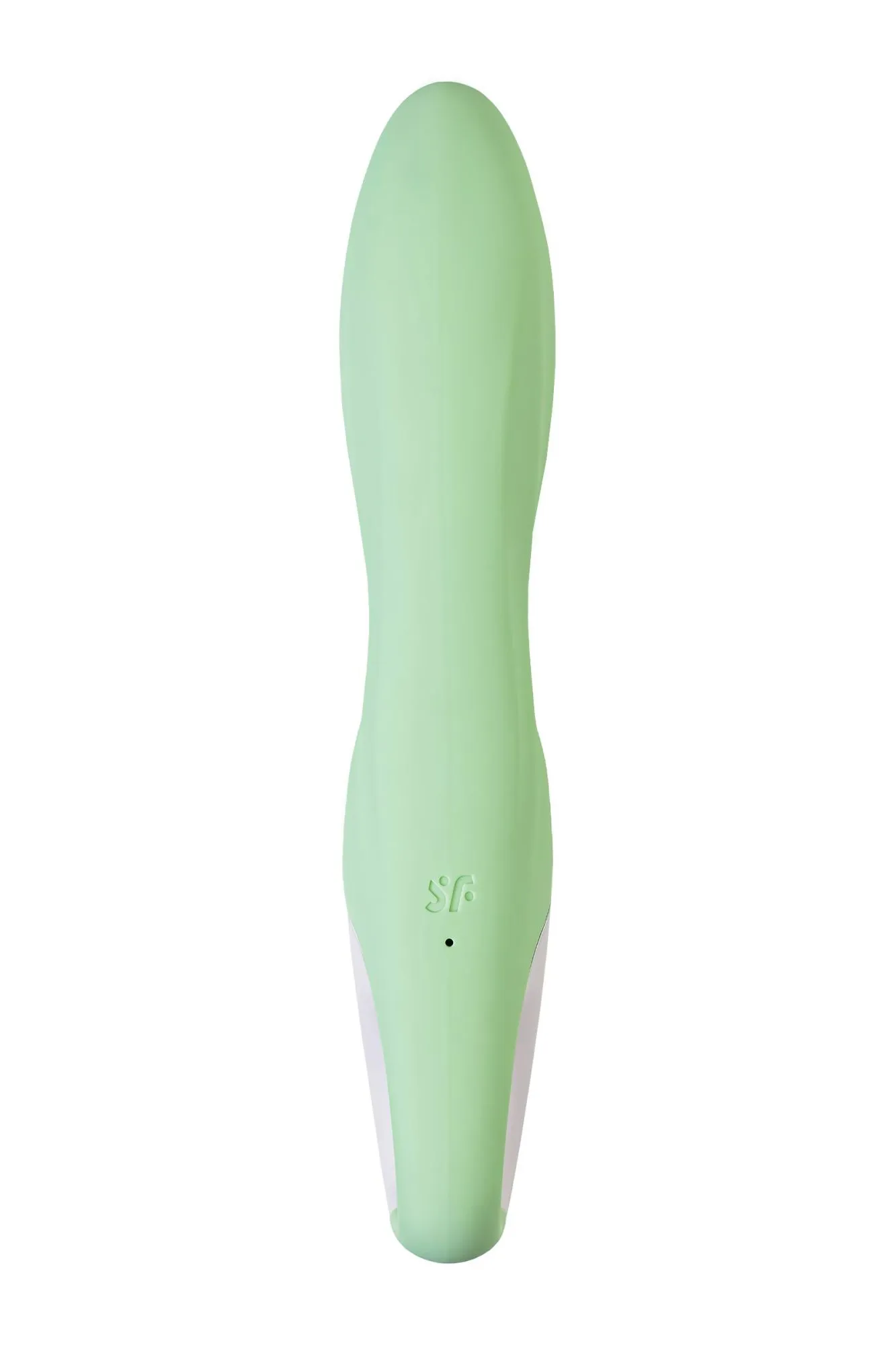 нереалистичный вибратор satisfyer air pump bunny 5, силикон, зеленый, 15 см. в Перми